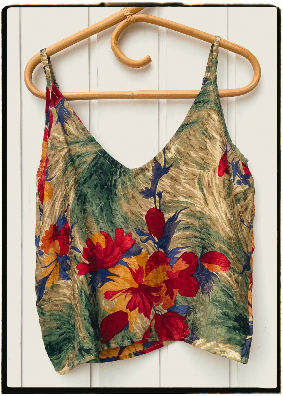 Reseda Silk Crepe Camisole Top ~ Studio M
