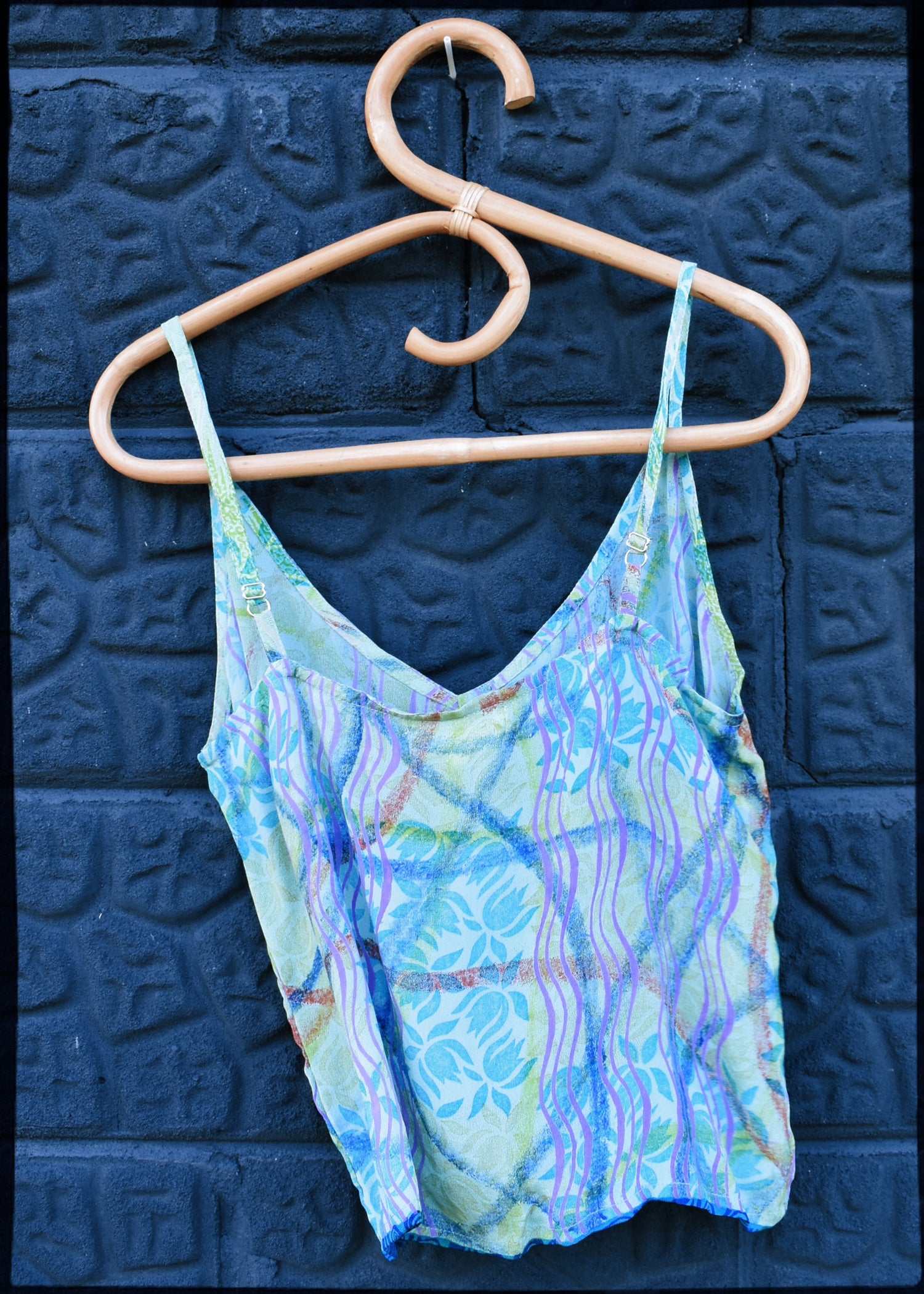 Reseda Silk Crepe Camisole Top ~ Citadel S