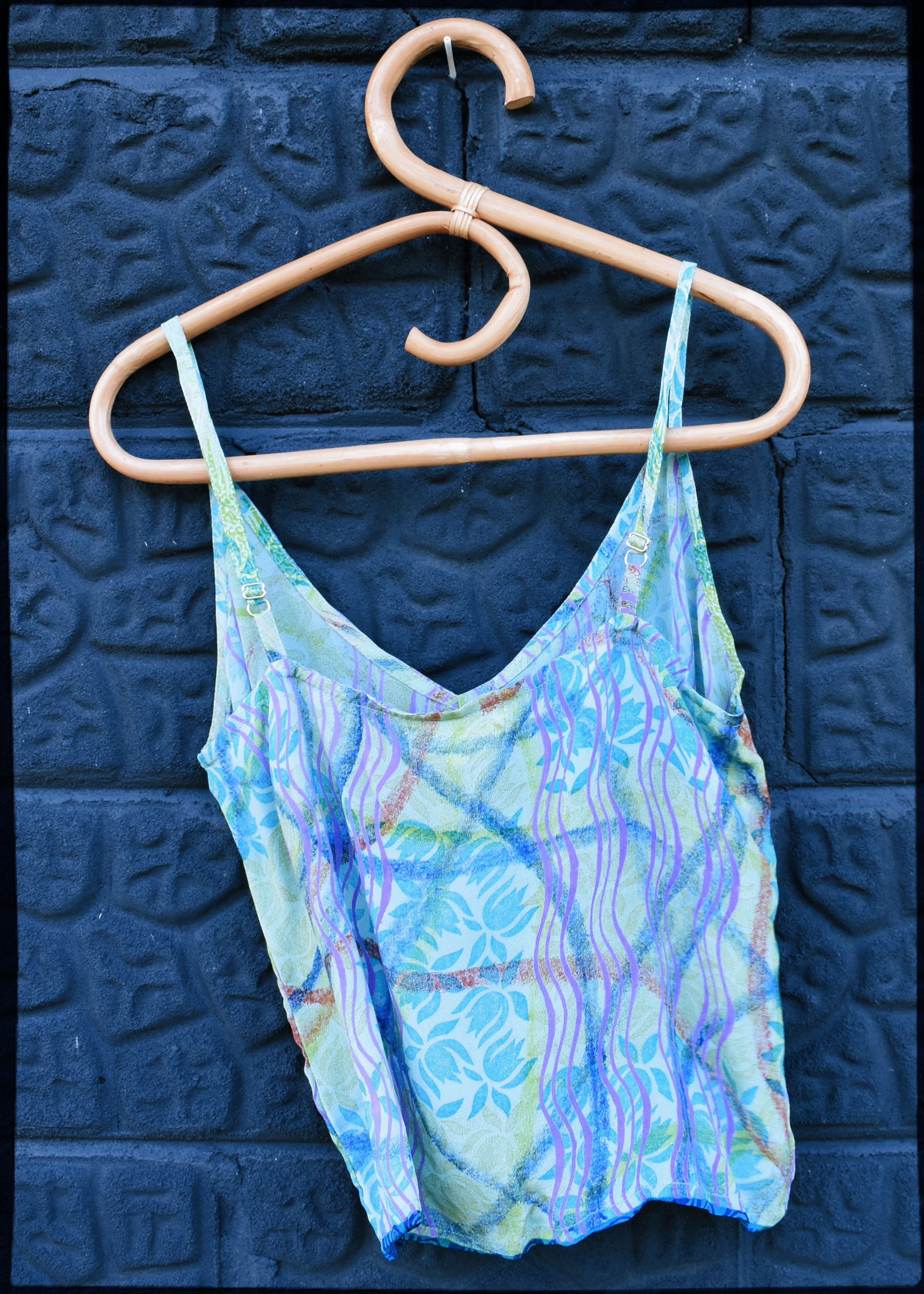 Reseda Silk Crepe Camisole Top ~ Citadel S