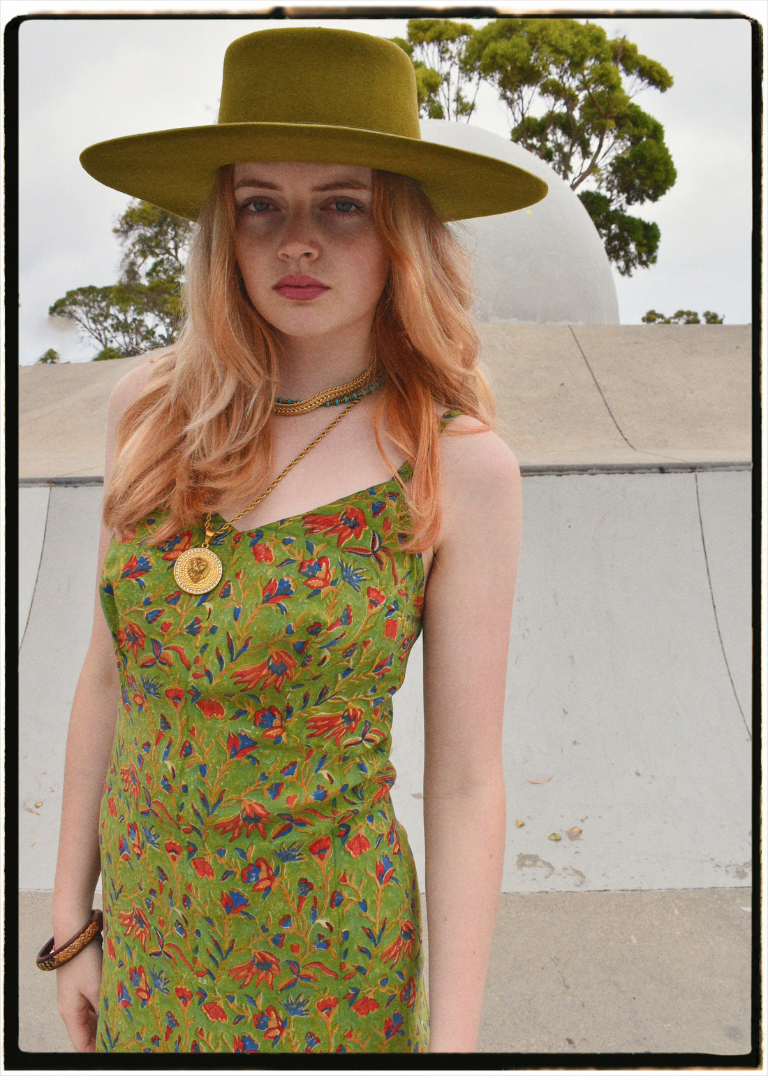 Rumex Silk Slip Dress ~  Woodbine XS &amp; XL