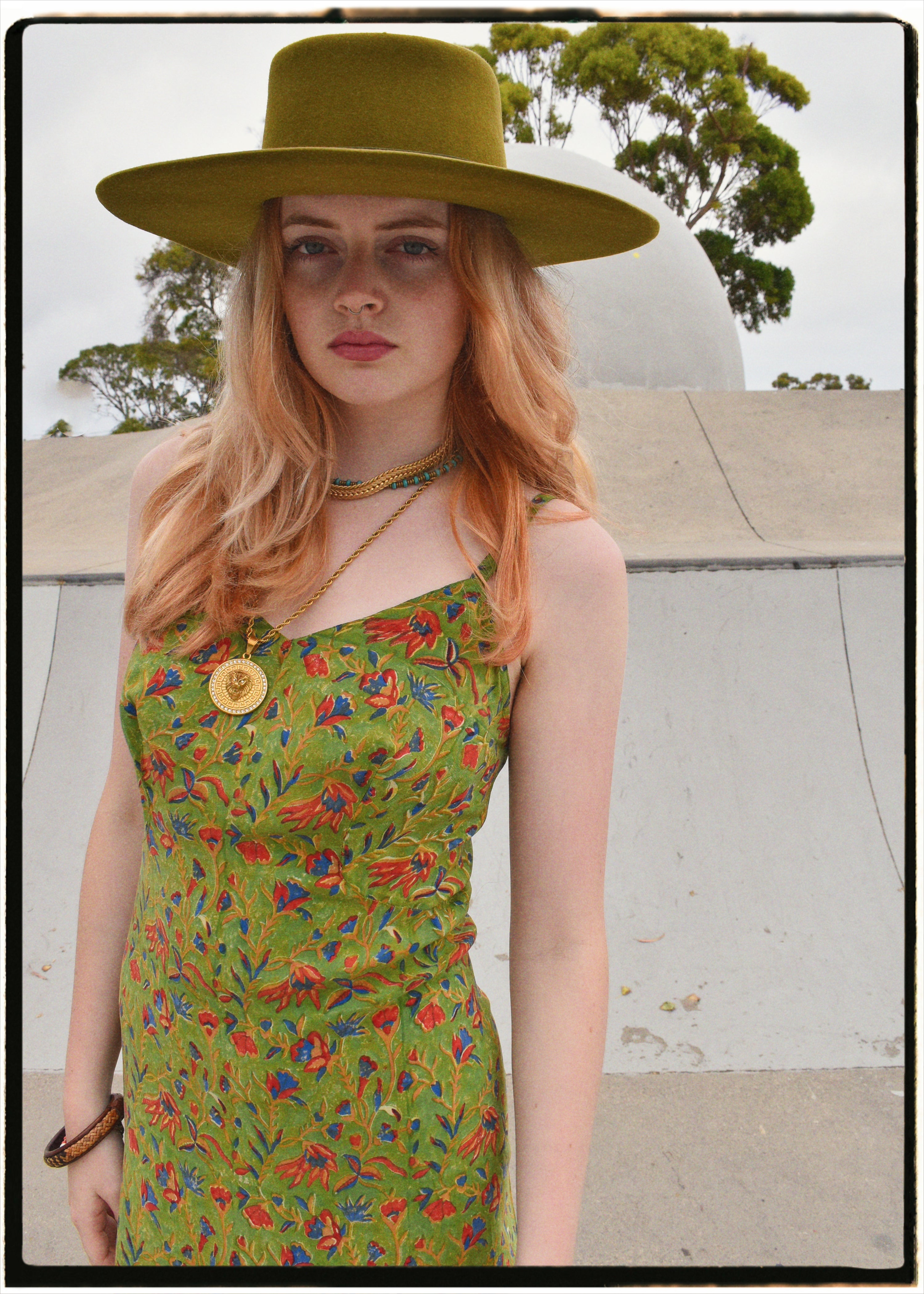 Rumex Silk Slip Dress ~  Woodbine XS &amp; XL