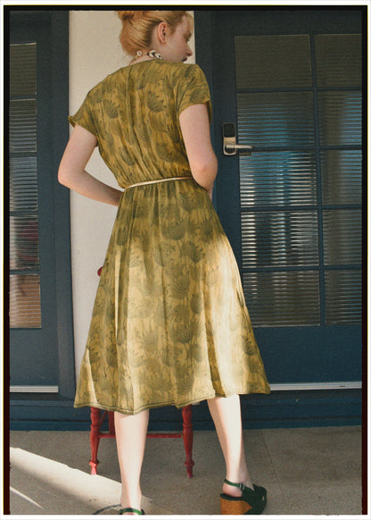 Protea Silk Crepe 1930&