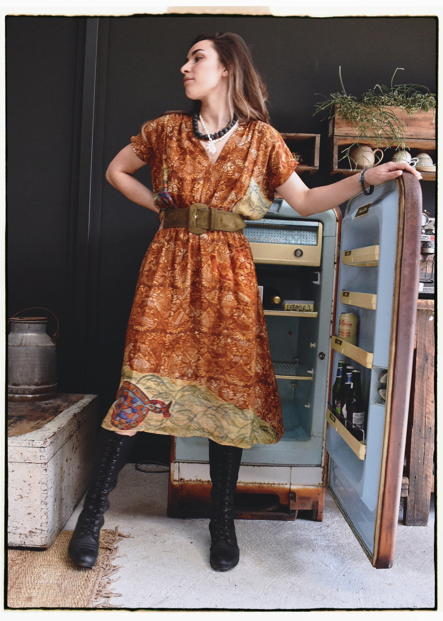 Protea Silk Crepe 1930&