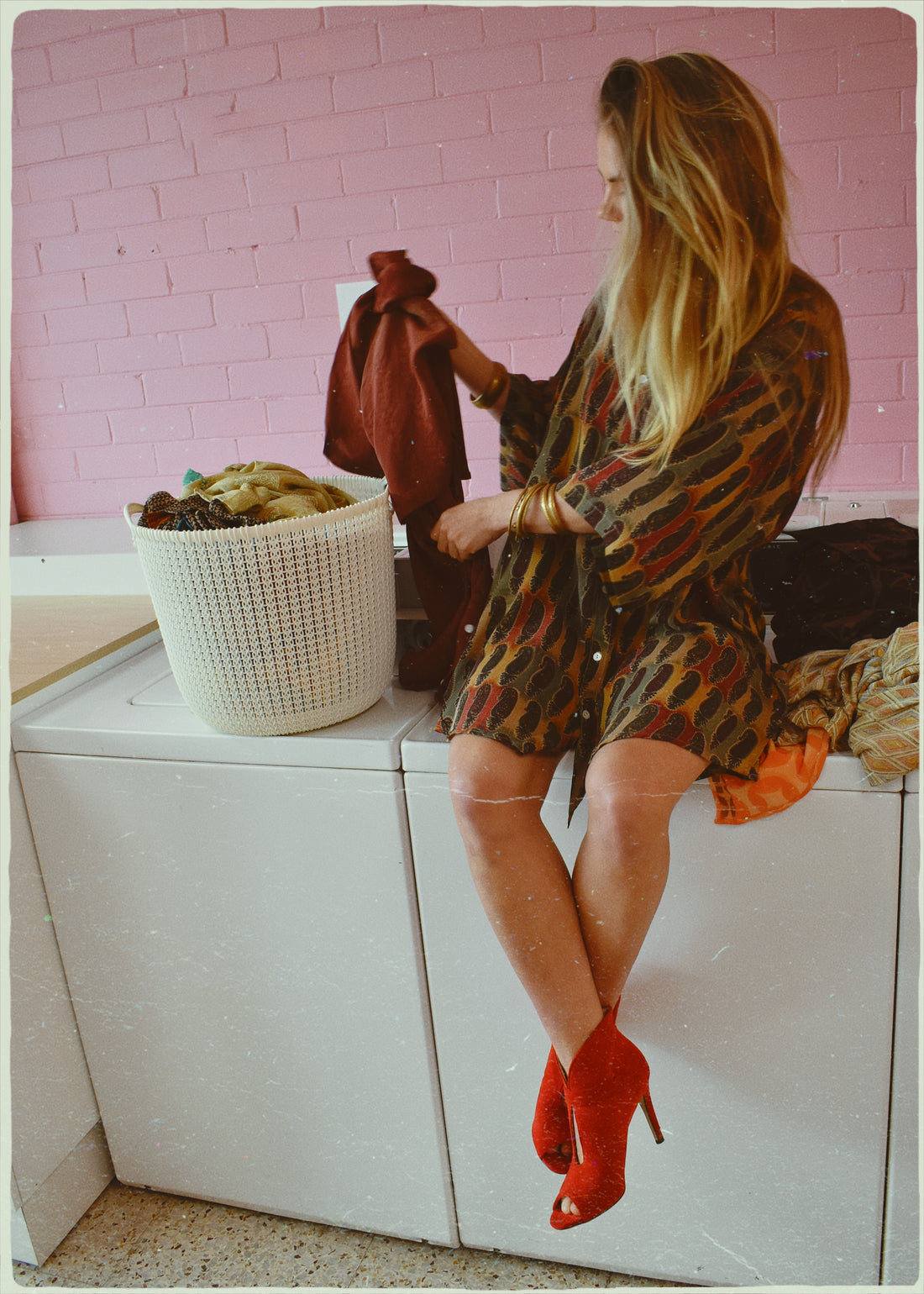 Astralagus Silk Crepe Oversized Shirt ~ Bellwether