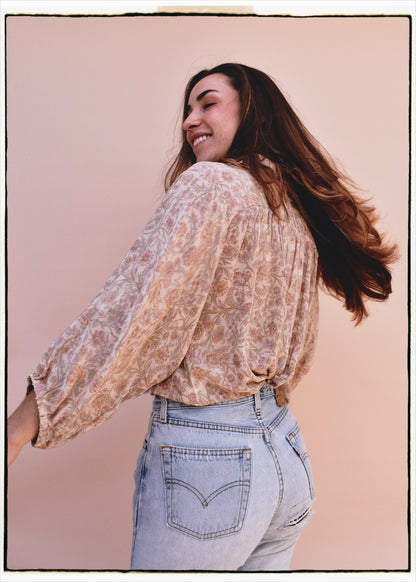 Cleome Silk Crepe Shirt ~ Flora S &amp; L