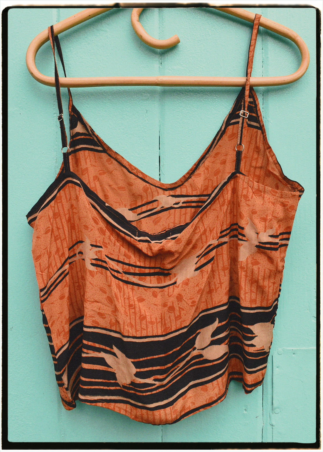 Reseda Silk Crepe Camisole Top ~ Autumn L