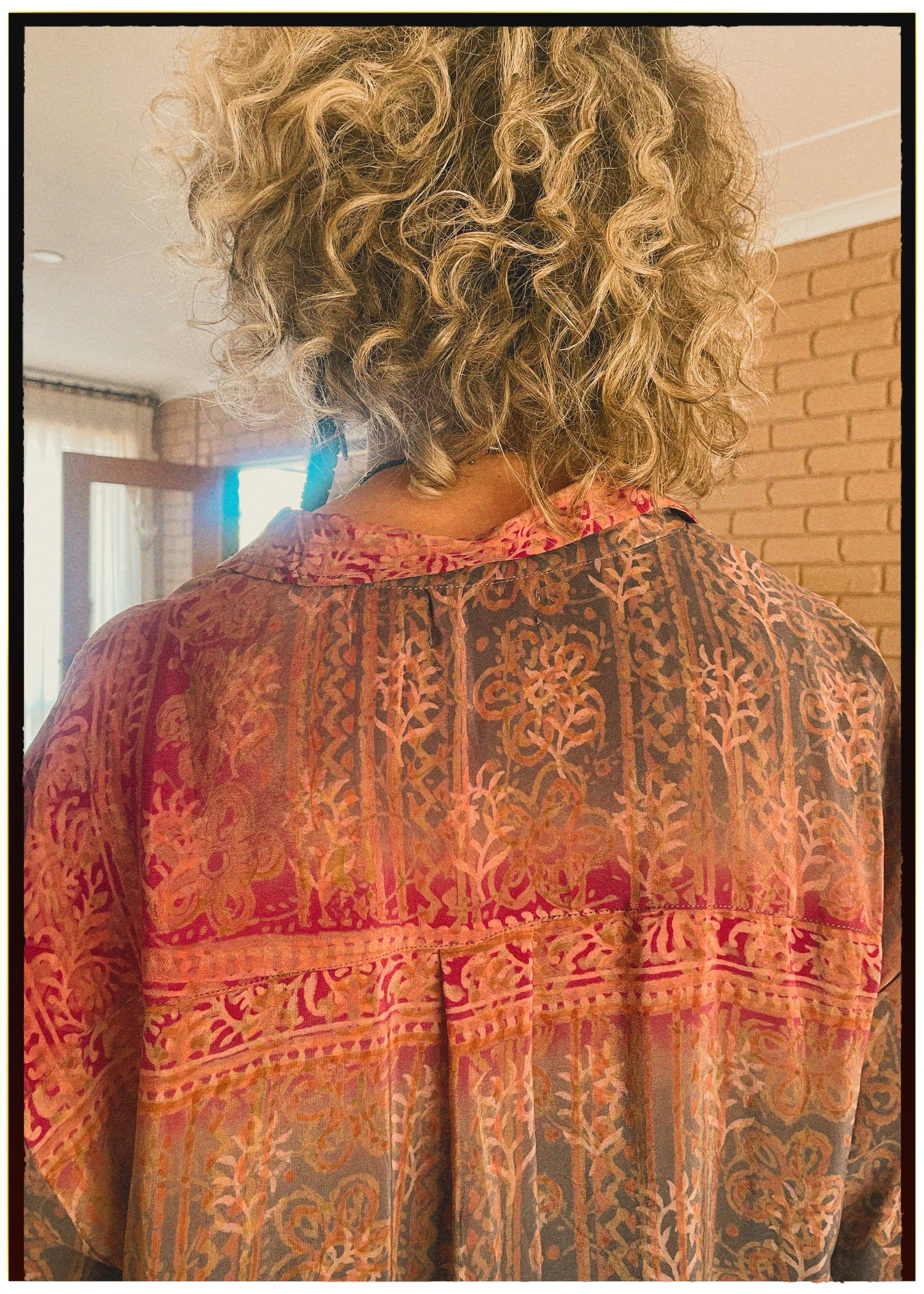 Astralagus Silk Crepe Oversized Shirt ~ Dove