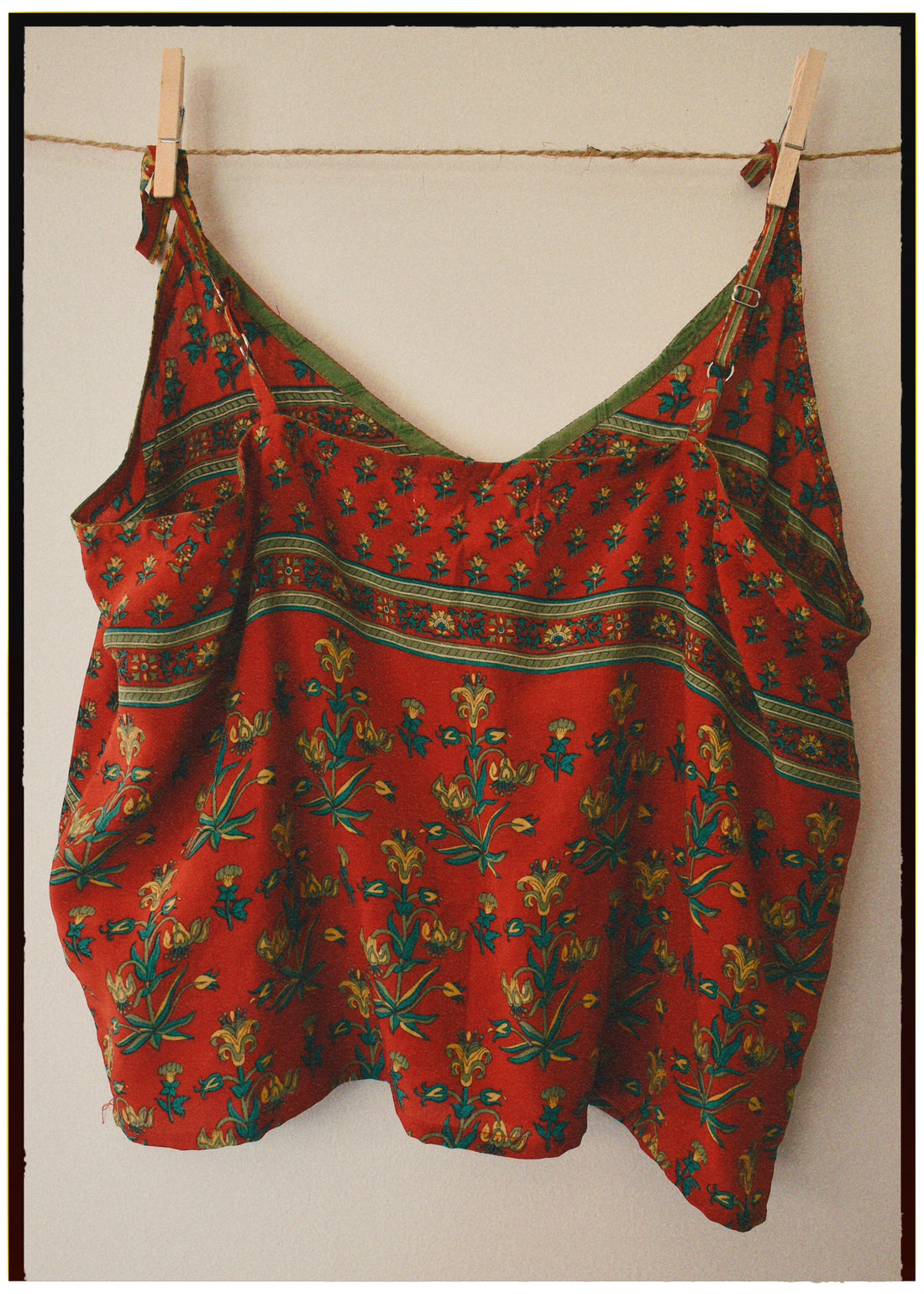 Reseda Silk Crepe Camisole Top ~ Karanda M