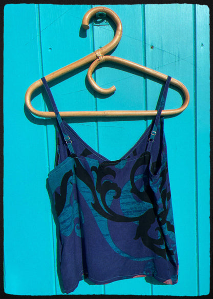 Reseda Silk Crepe Camisole Top ~ Balsam XS