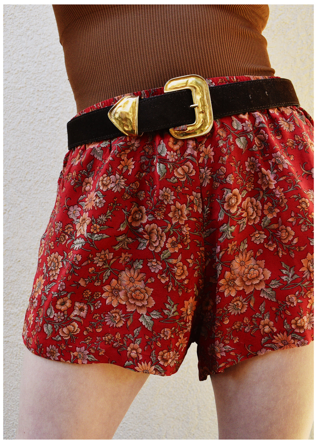 Fumaria Silk Shorts ~ Valiant M