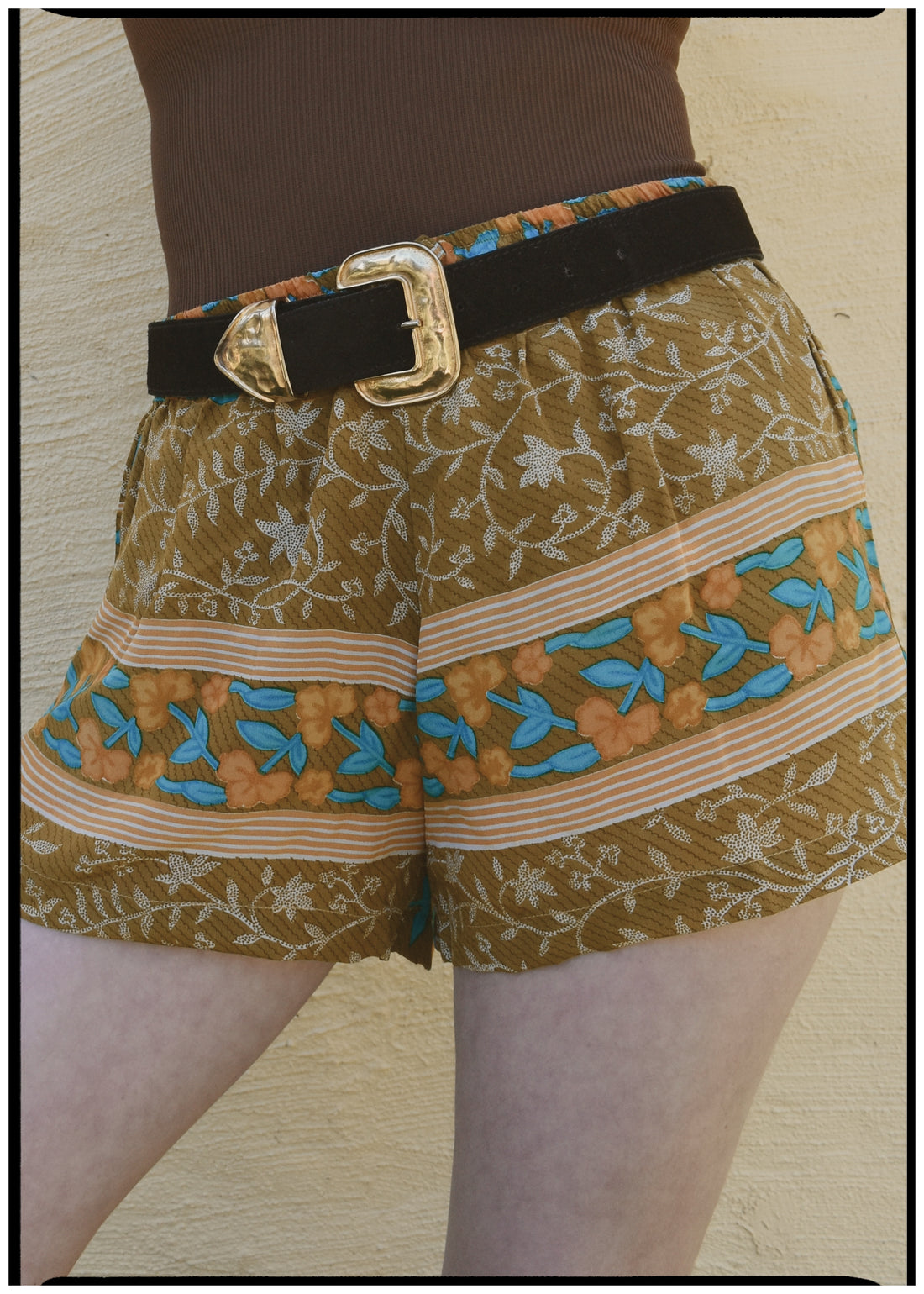 Fumaria Silk Shorts ~ Acacia M