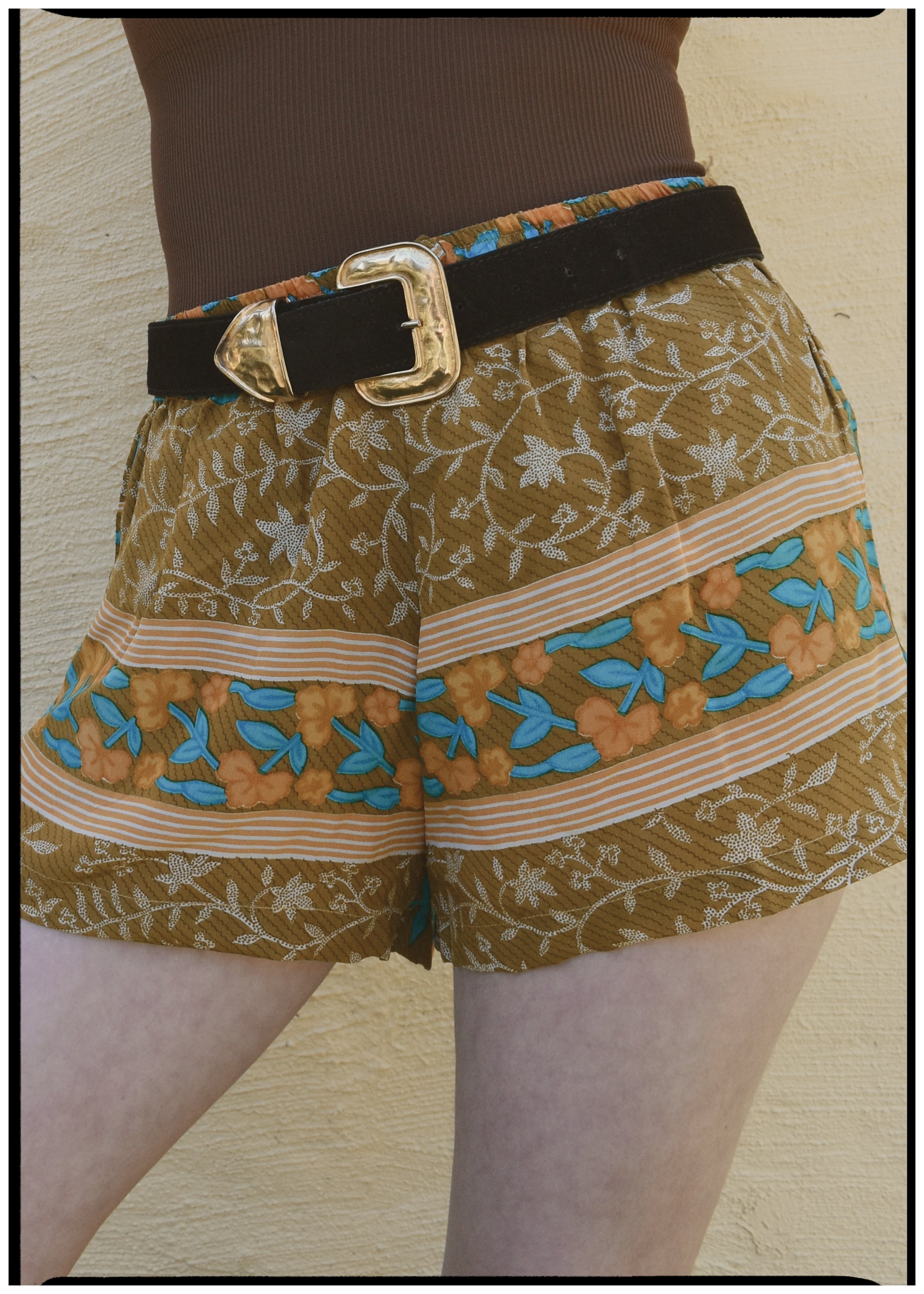 Fumaria Silk Shorts ~ Acacia M