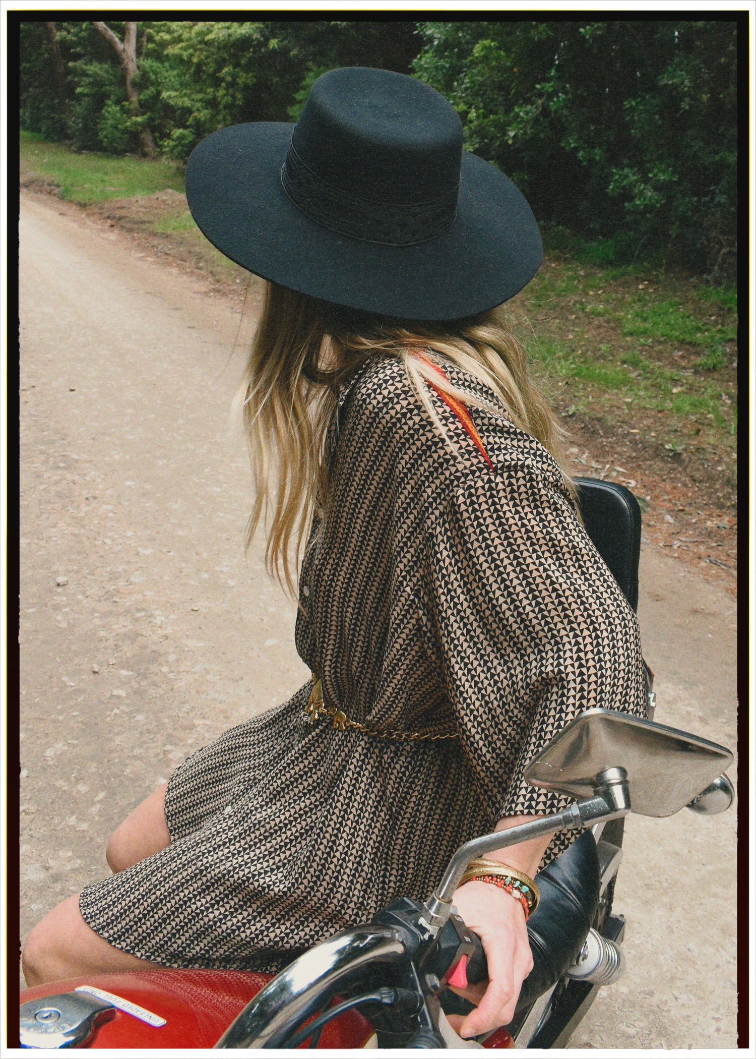 Astralagus Silk Crepe Oversized Shirt ~ Filigree