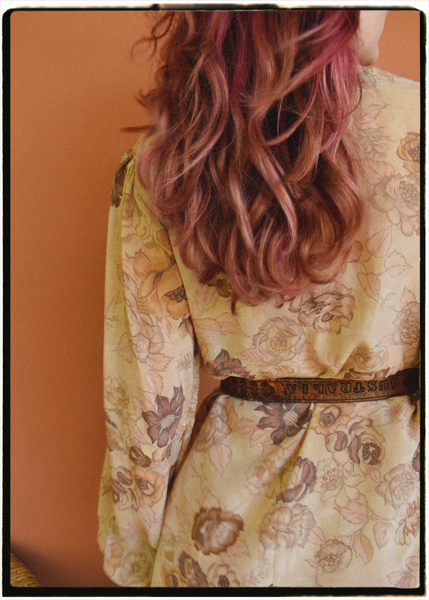 Zea Silk Crepe Kaftan Maxi Dress ~  Flora XS