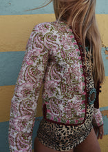 Load image into Gallery viewer, Monarda Hand Block-Print Quilted Jacket
