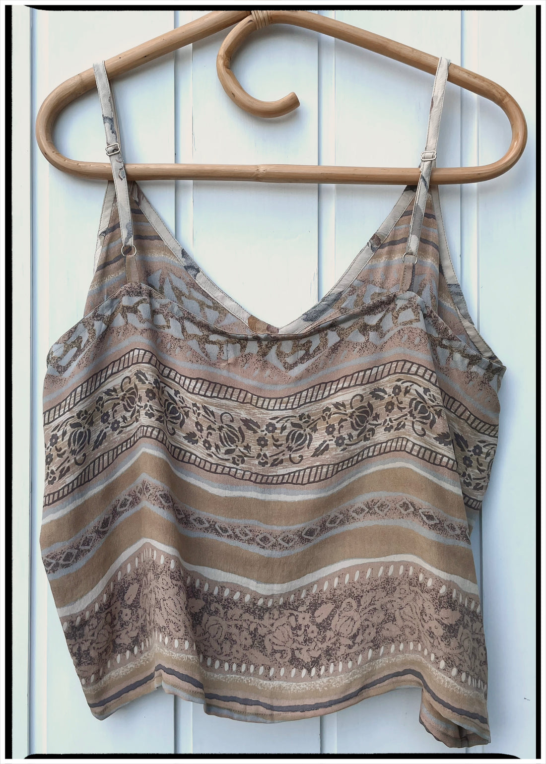Reseda Silk Crepe Camisole Top ~ Joshua L