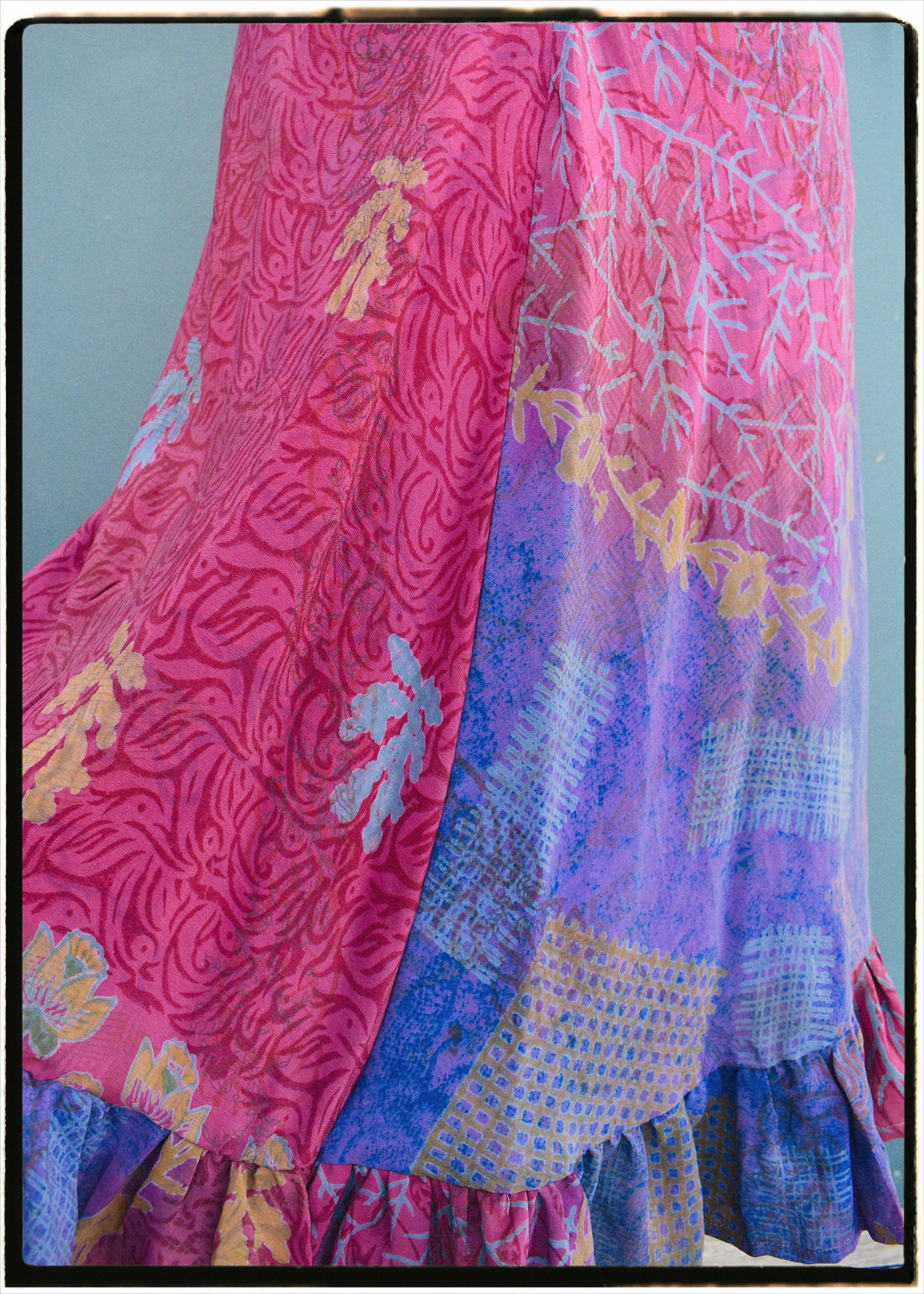 Rumex Silk Slip Dress ~ Hollyhock L