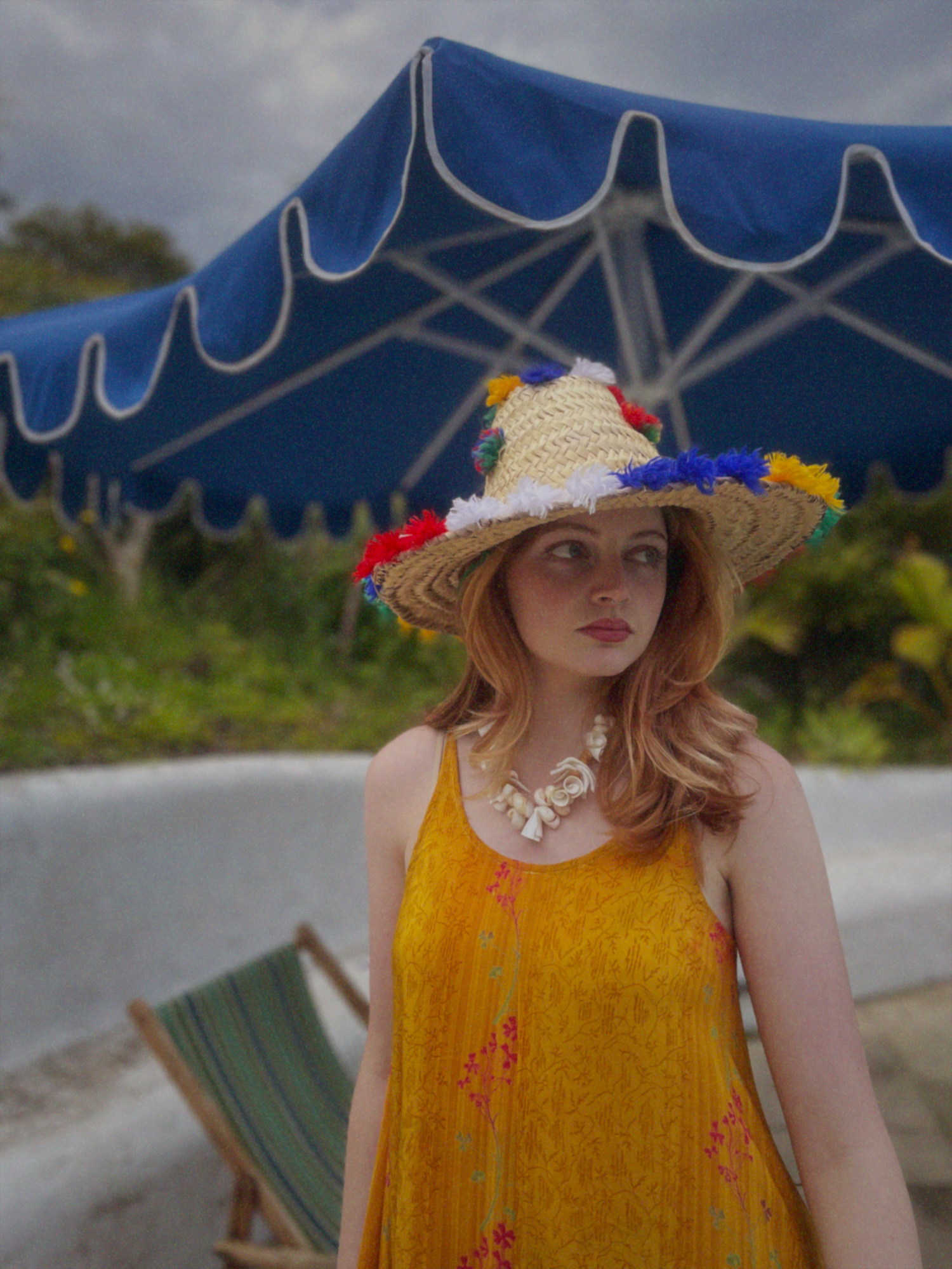 Eustoma Silk Crepe Swing Maxi Dress ~  Honey S