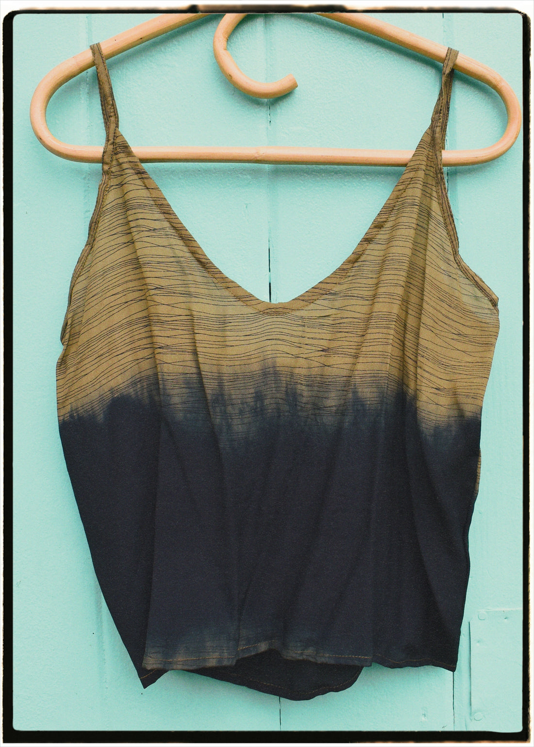 Reseda Silk Crepe Camisole Top ~ Poppy L