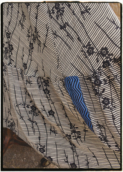 Eustoma Silk Crepe Swing Maxi Dress ~ Niagara L