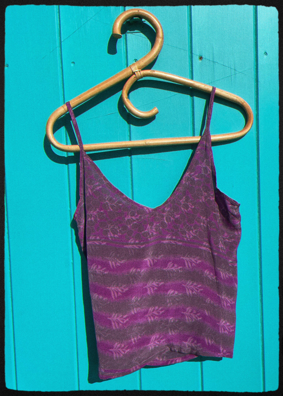 Reseda Silk Crepe Camisole Top ~ Fiji XS