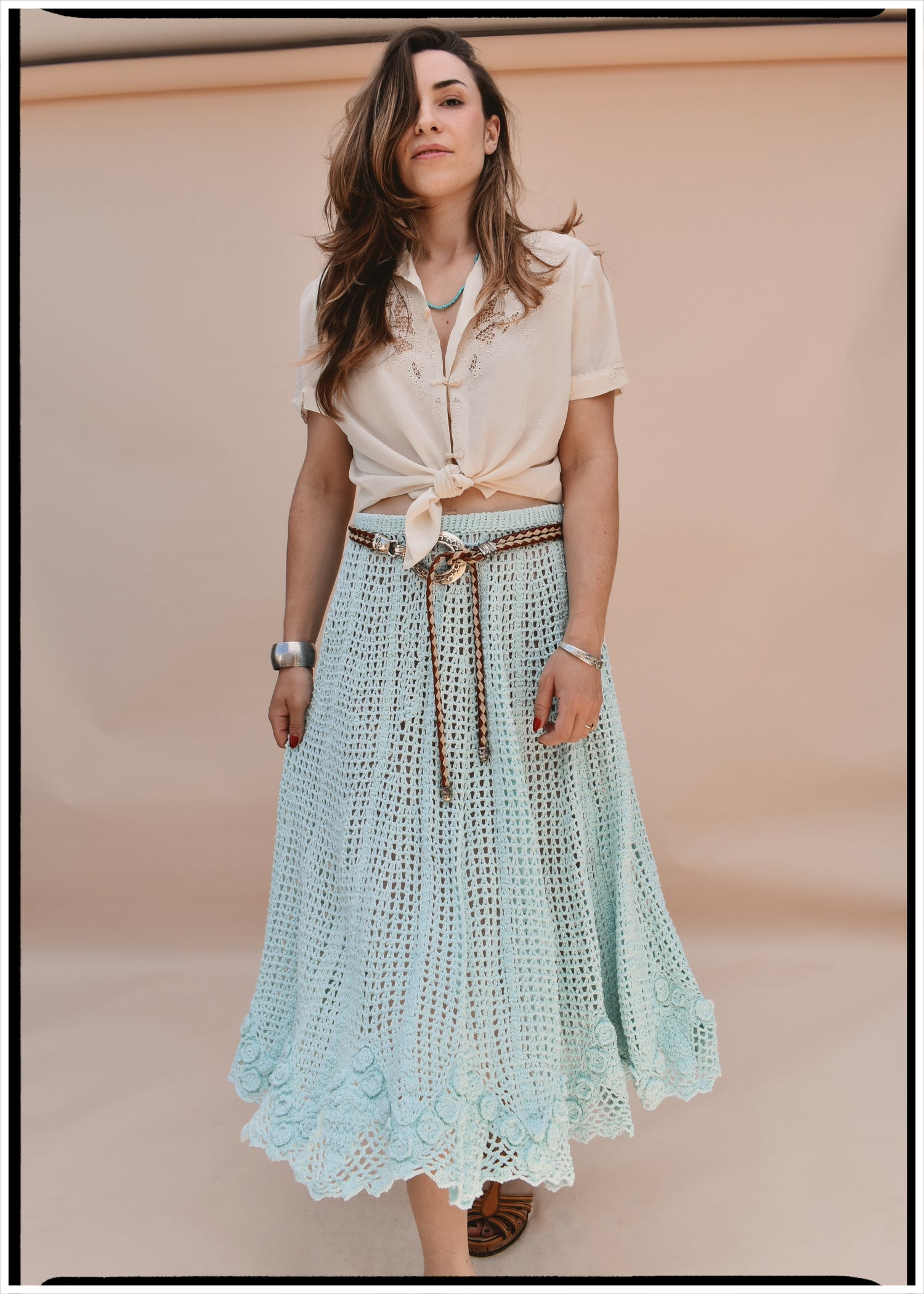 Salix Hand-Crochet Skirt