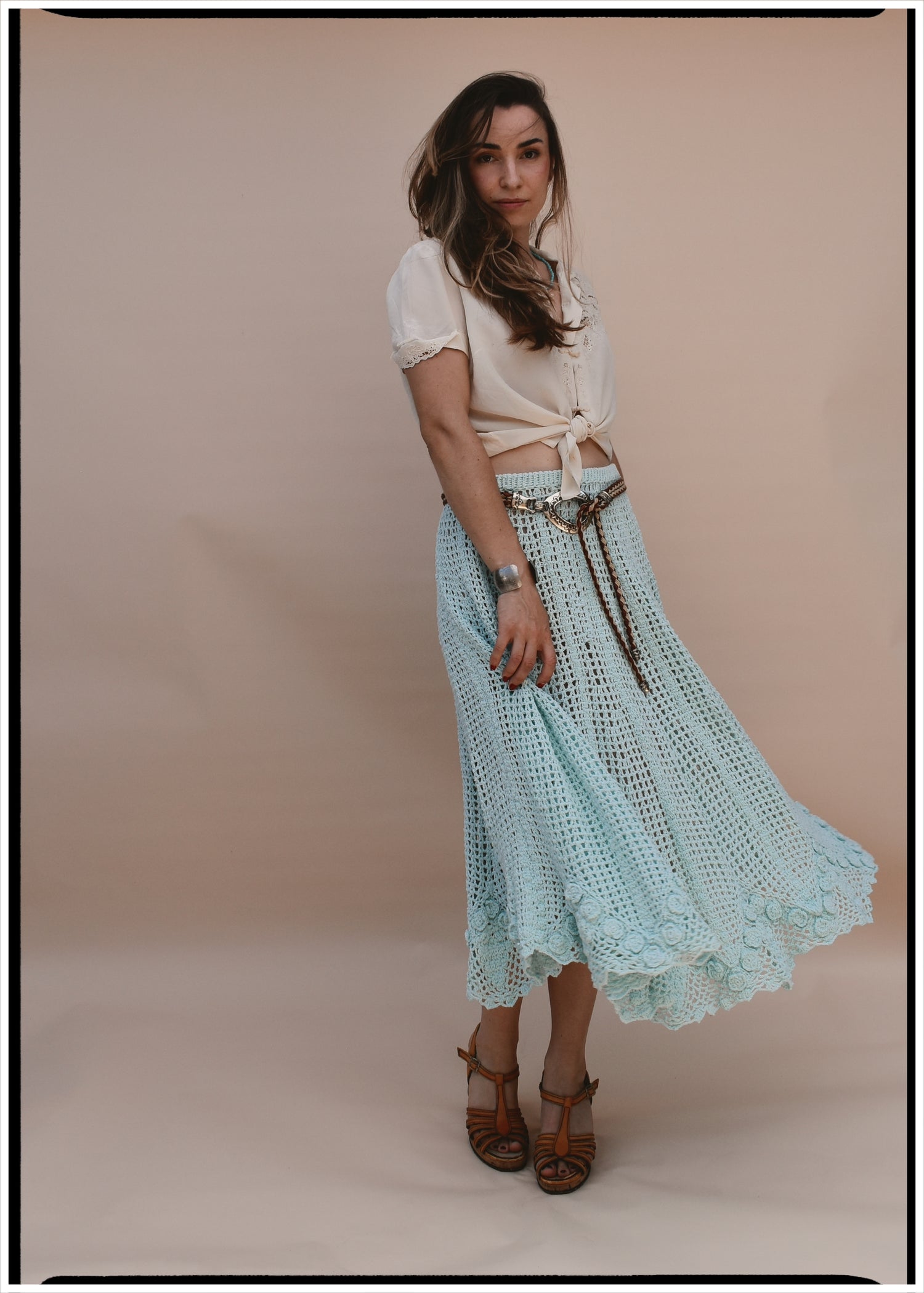 Salix Hand-Crochet Skirt