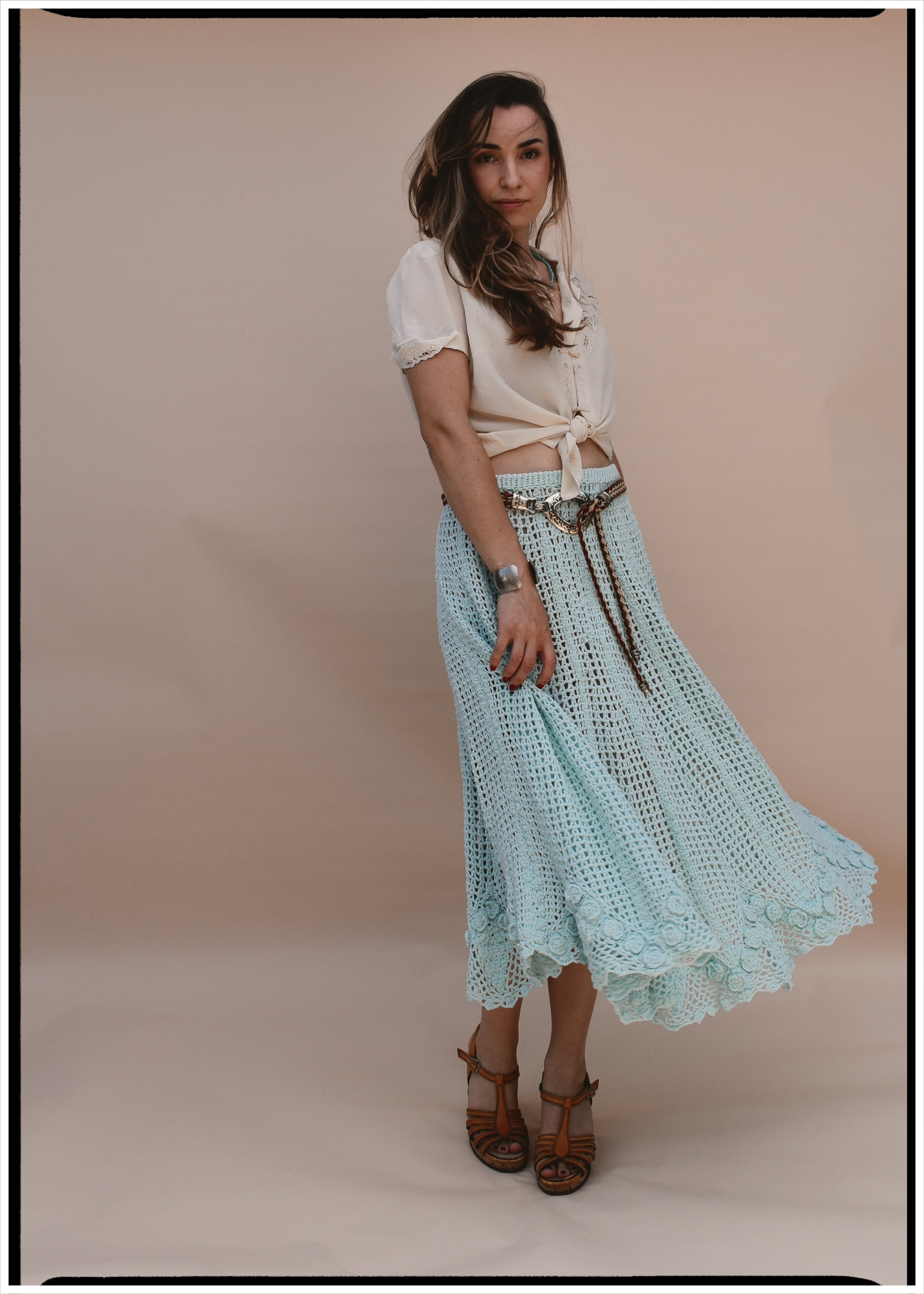 Salix Hand-Crochet Skirt