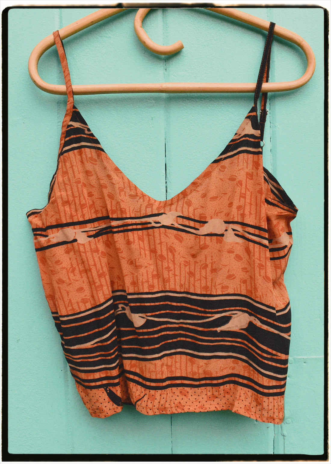 Reseda Silk Crepe Camisole Top ~ Autumn L