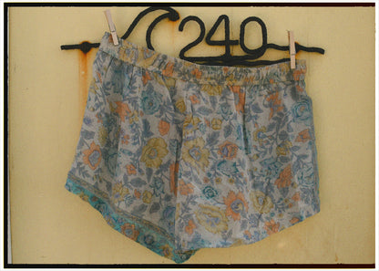 Fumaria Silk Shorts ~Sandshell XL