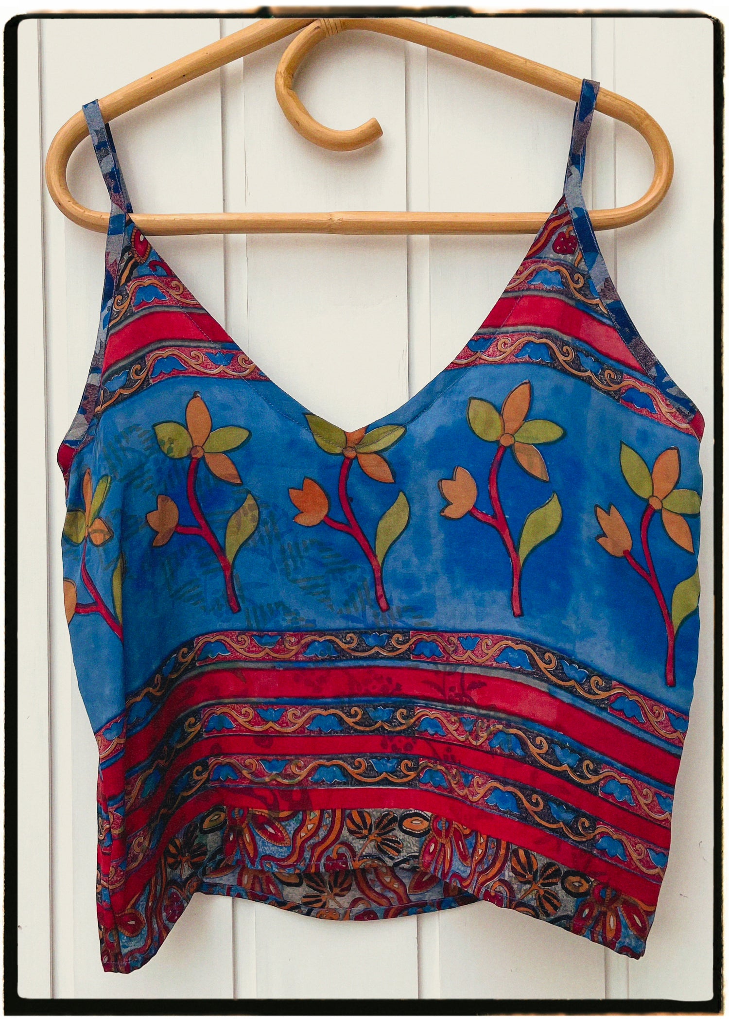 Reseda Silk Crepe Camisole Top ~ Victoria M