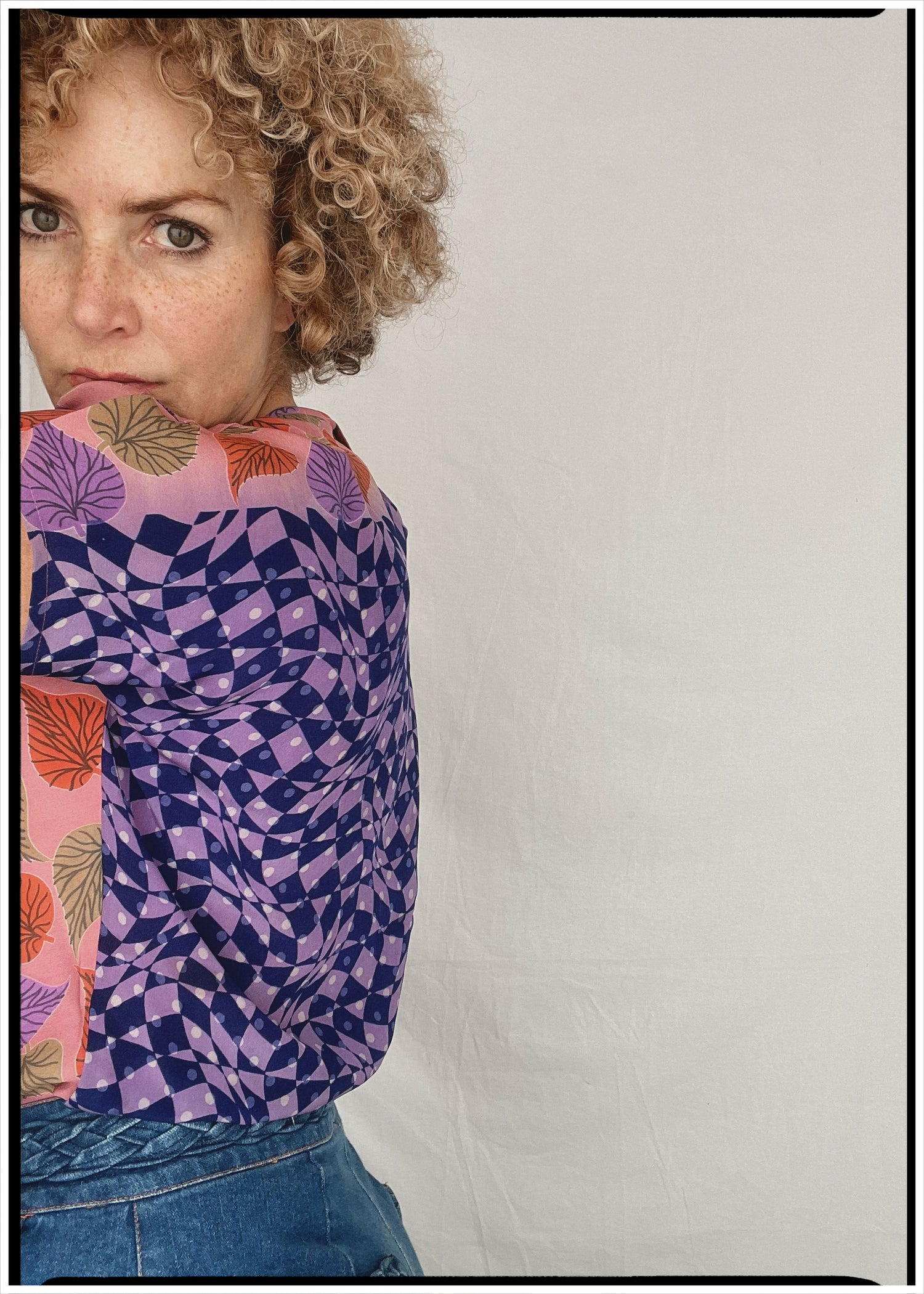 Viola Silk Crepe T-Shirt ~ Chateau S