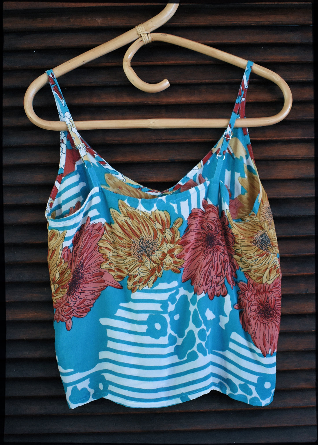 Reseda Silk Crepe Camisole Top ~ Maui XS