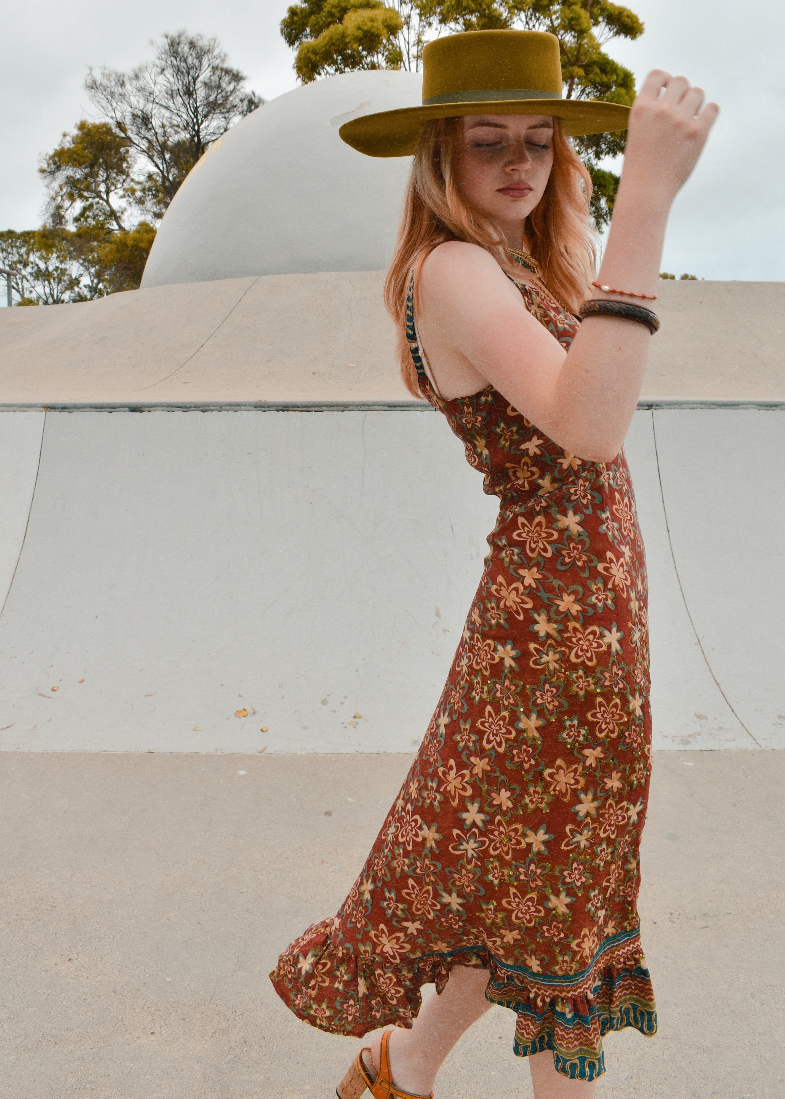 Rumex Silk Slip Dress ~  Rouge XS &amp; XL
