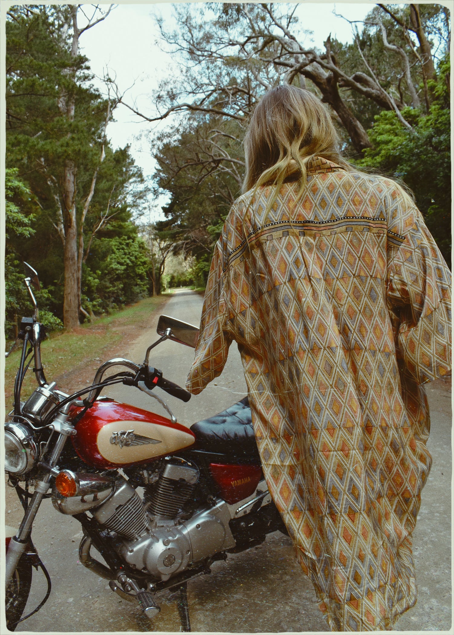 Astralagus Silk Crepe Oversized Shirt ~ Honeycomb