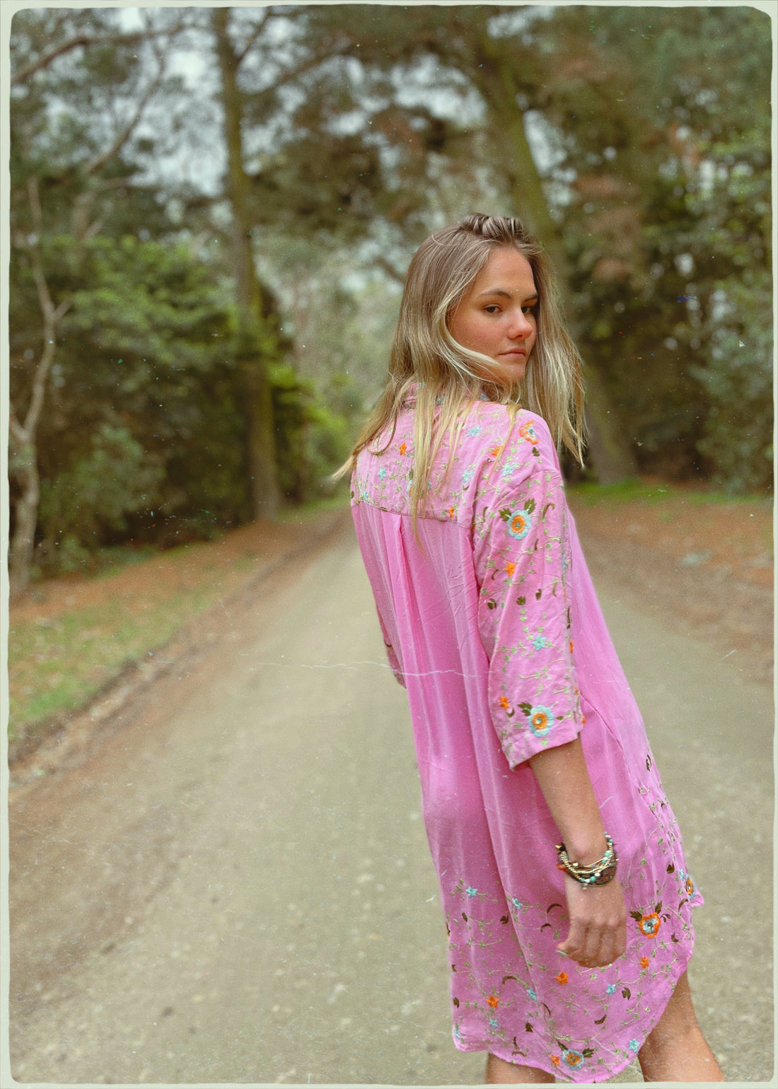 Astralagus Silk Crepe Oversized Shirt ~ Baroque