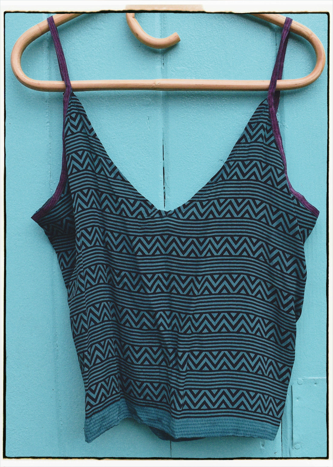 Reseda Silk Crepe Camisole Top ~ Atlantic L