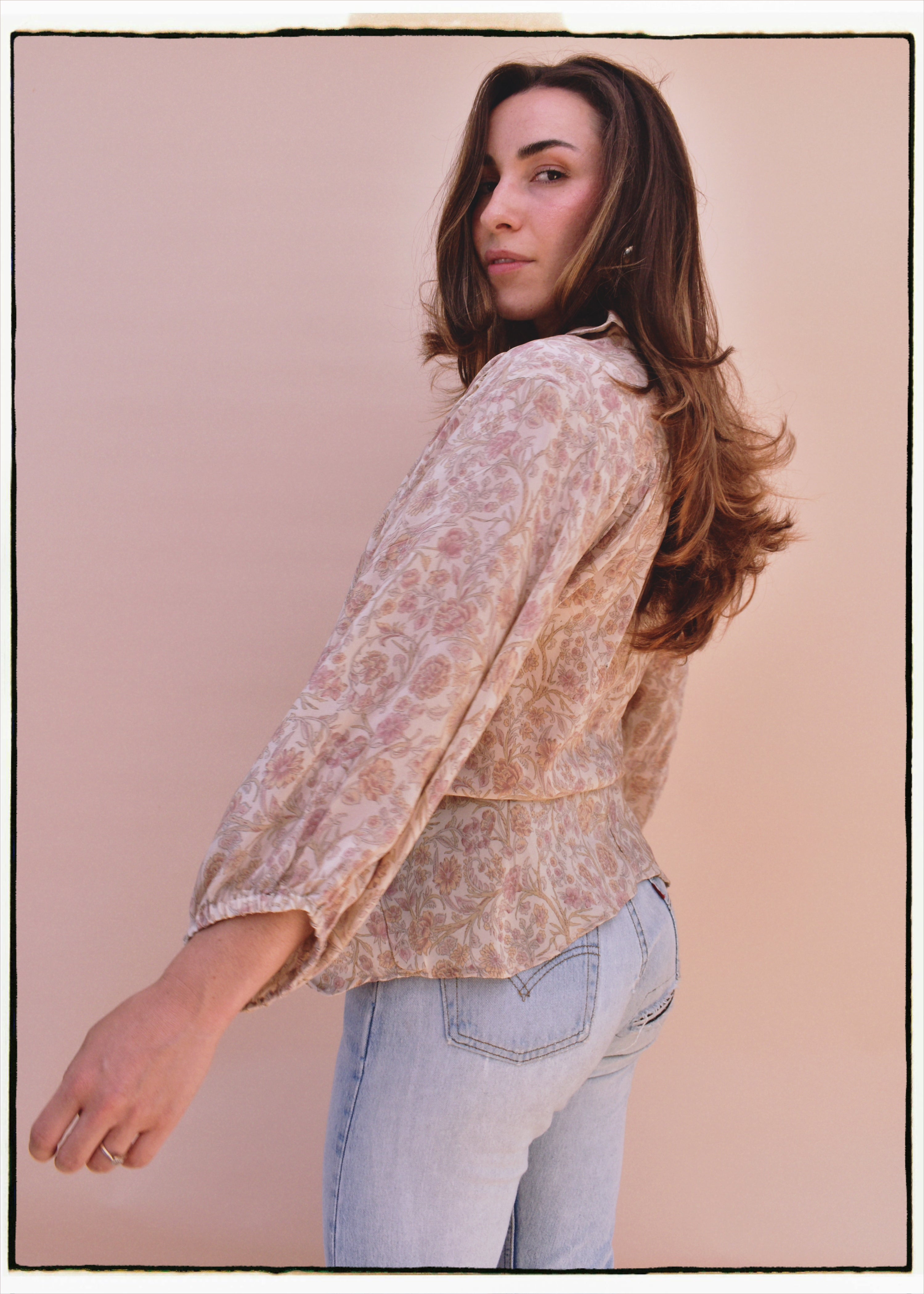 Cleome Silk Crepe Shirt ~ Flora S &amp; L