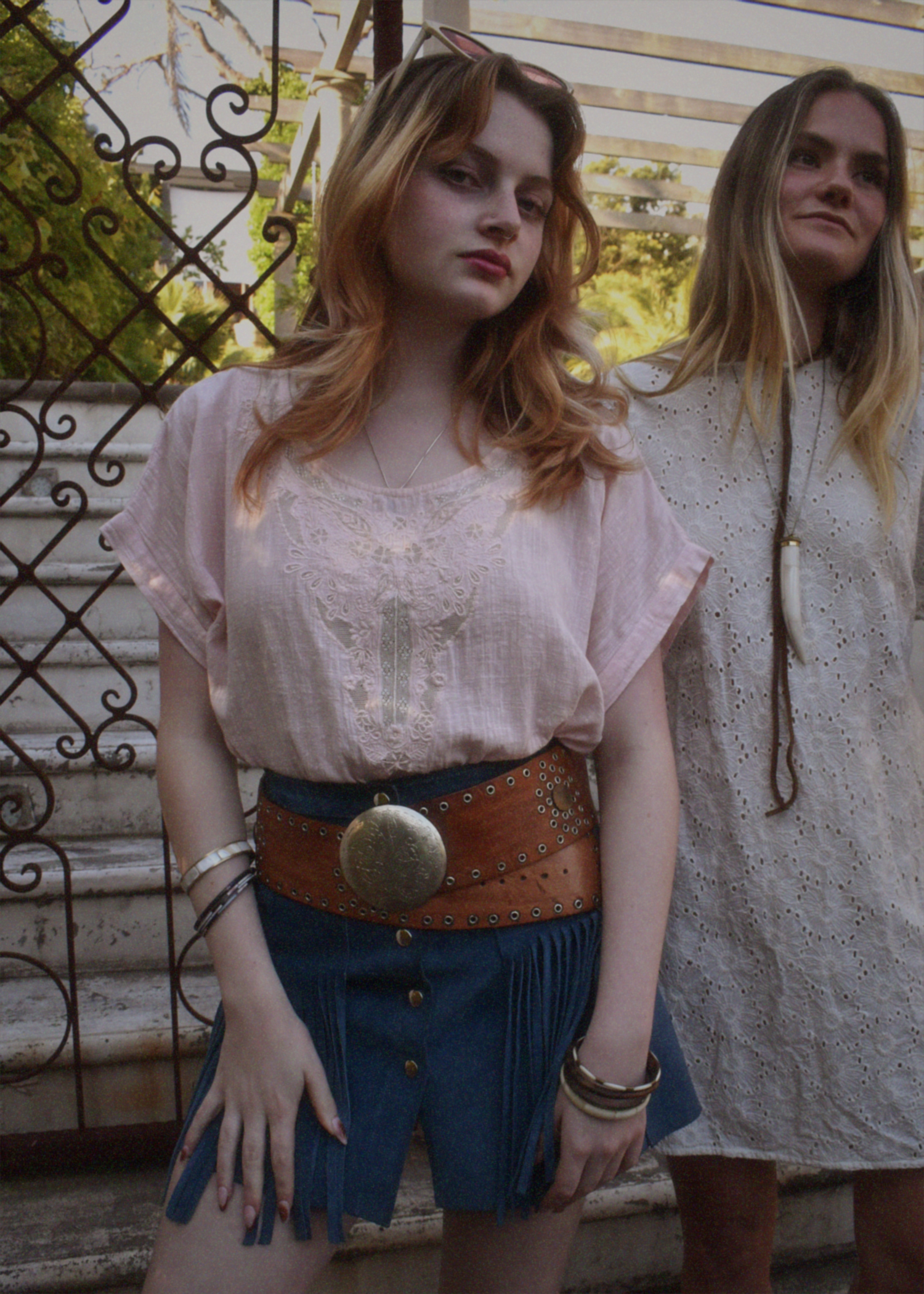 Hybrides Cotton Cut-Work Shirt