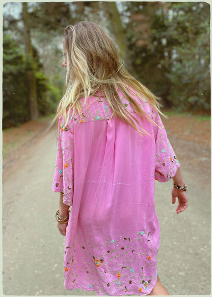 Astralagus Silk Crepe Oversized Shirt ~ Baroque