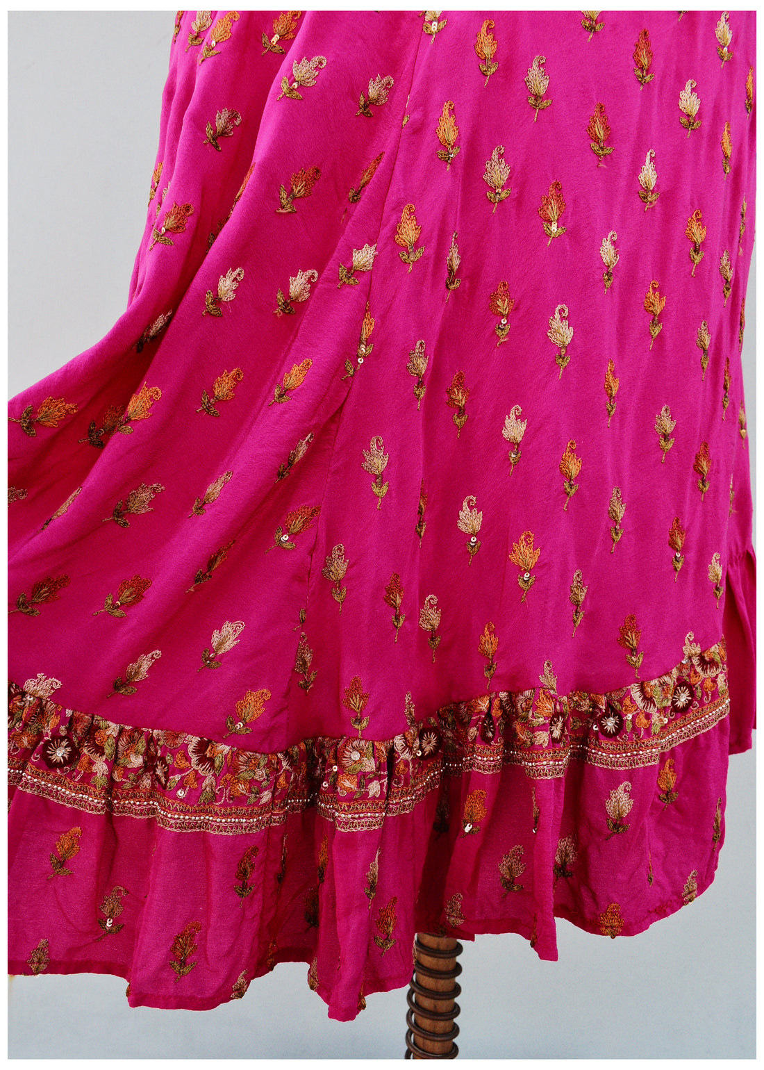 Rumex Silk Slip Dress ~ Flambe M