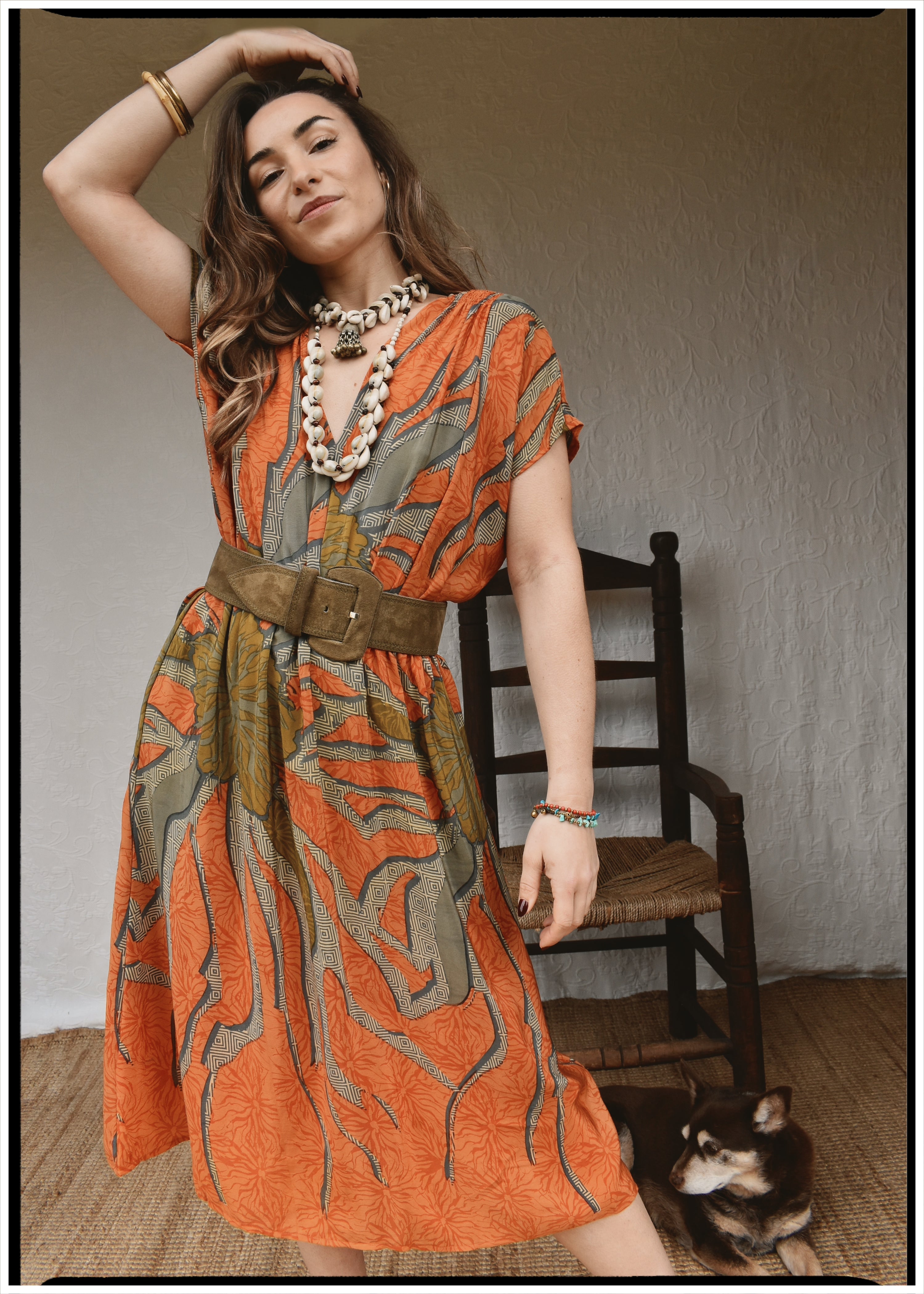 Protea Silk Crepe 1930&
