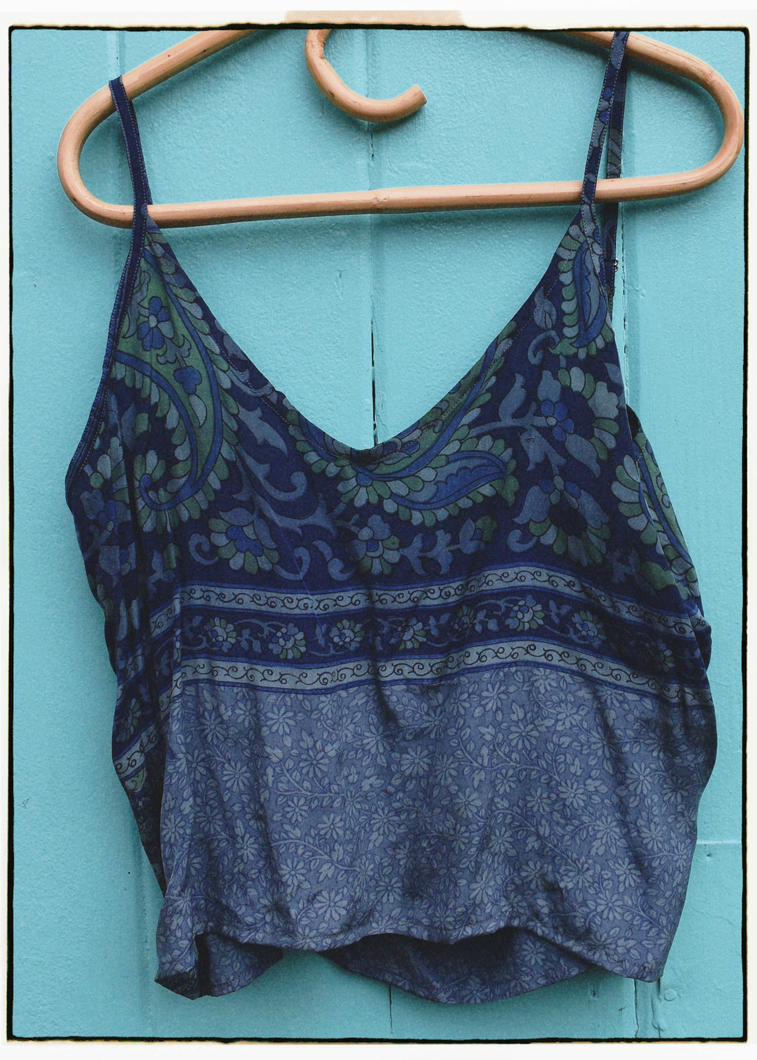 Reseda Silk Crepe Camisole Top ~Smoulder L