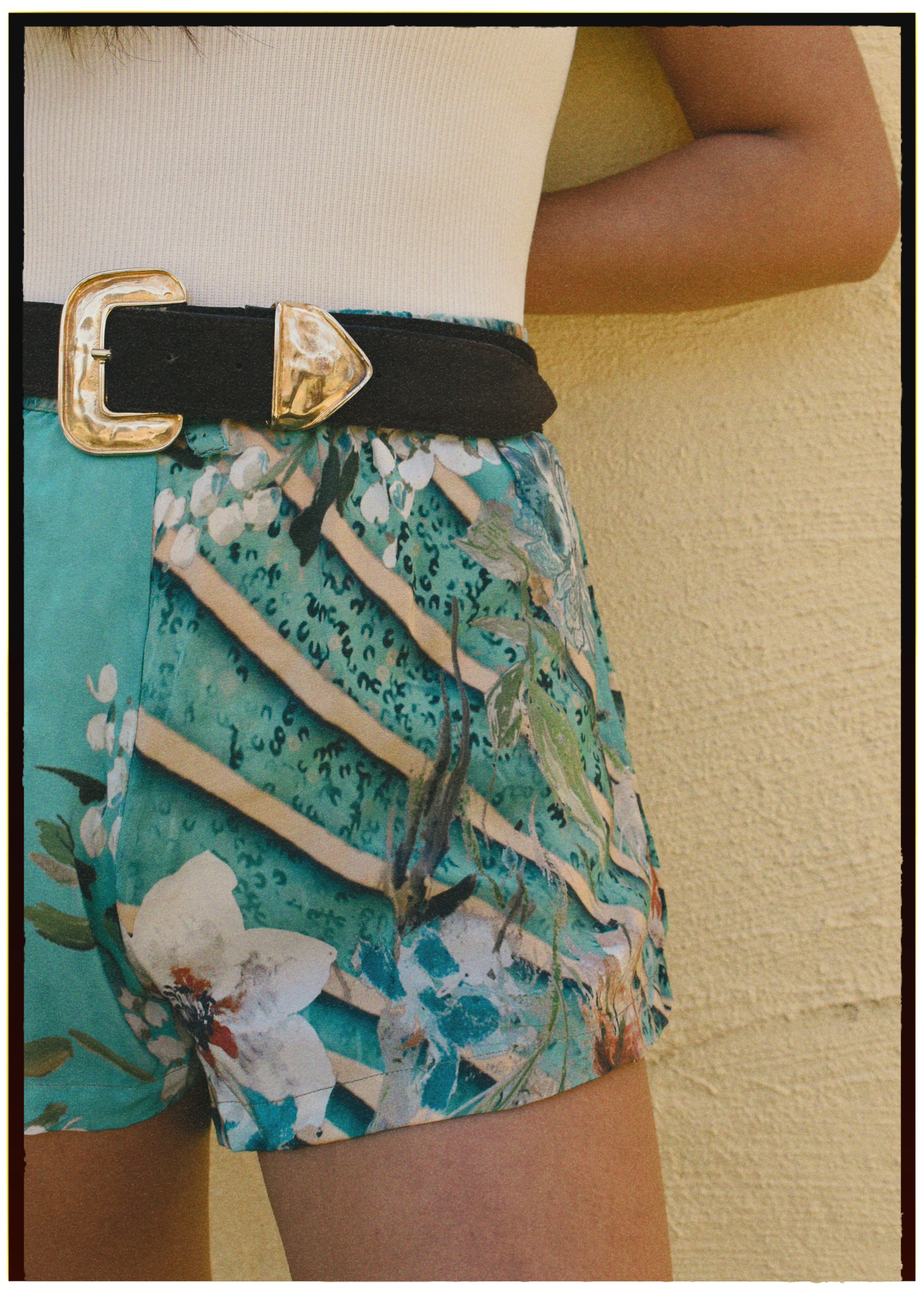 Fumaria Silk Shorts ~ Florida S