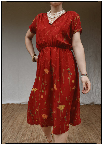 Protea Silk Crepe 1930&