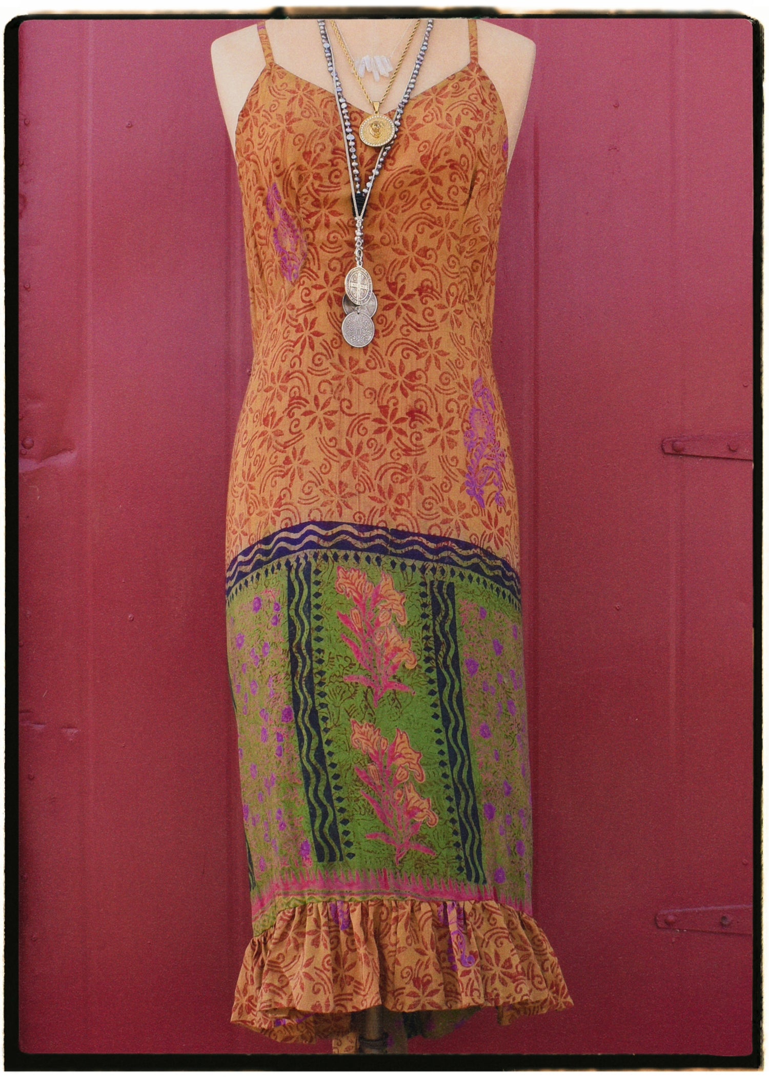 Rumex Silk Slip Dress ~ Dijon XS &amp; XL