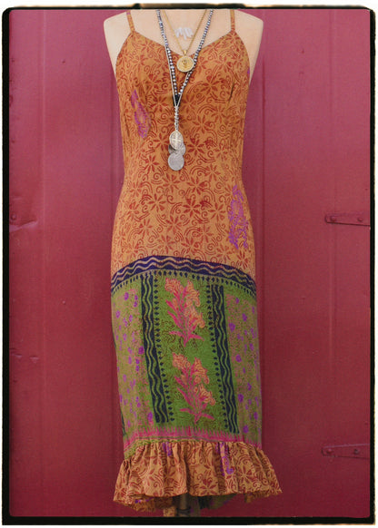 Rumex Silk Slip Dress ~ Dijon XS &amp; XL