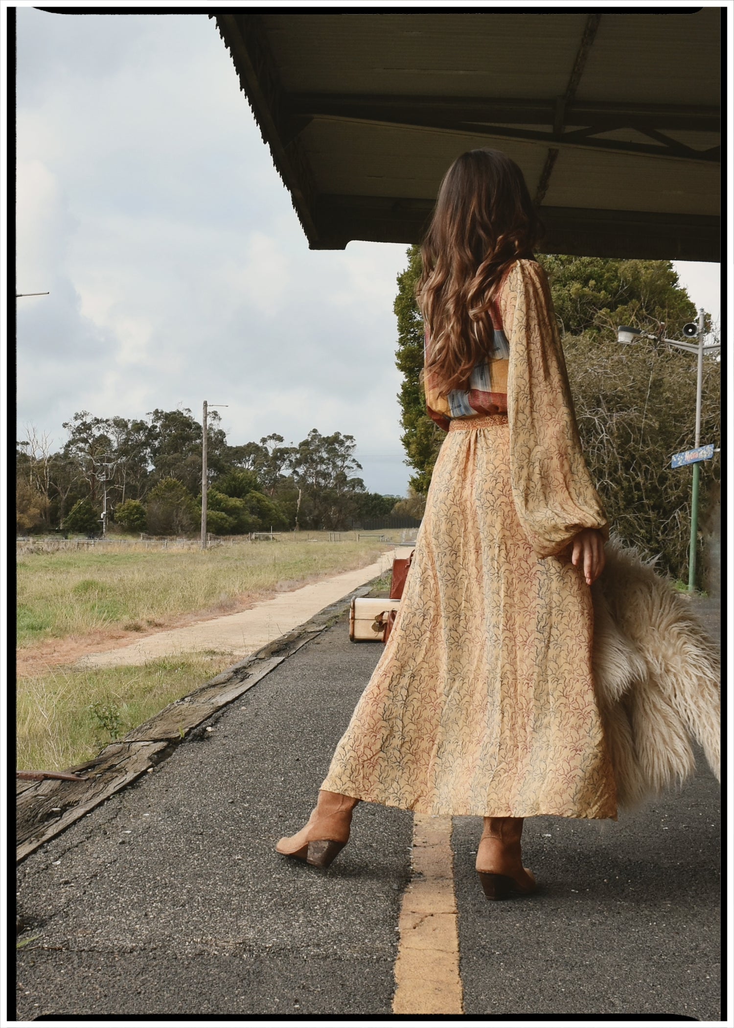 Caladium Silk Wrap Dress ~ Sienna S