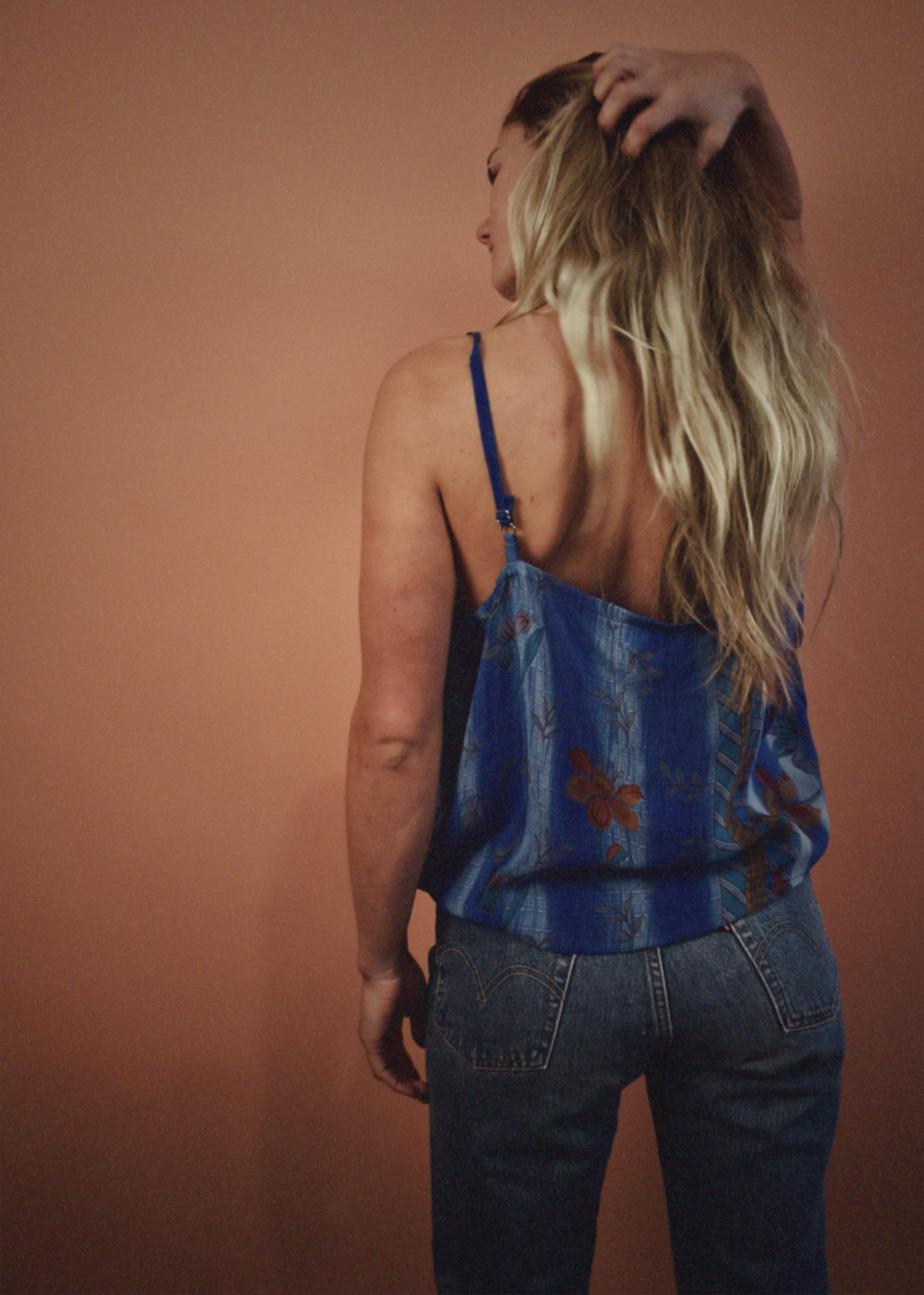 Reseda Silk Crepe Camisole Top ~ Tulip XL