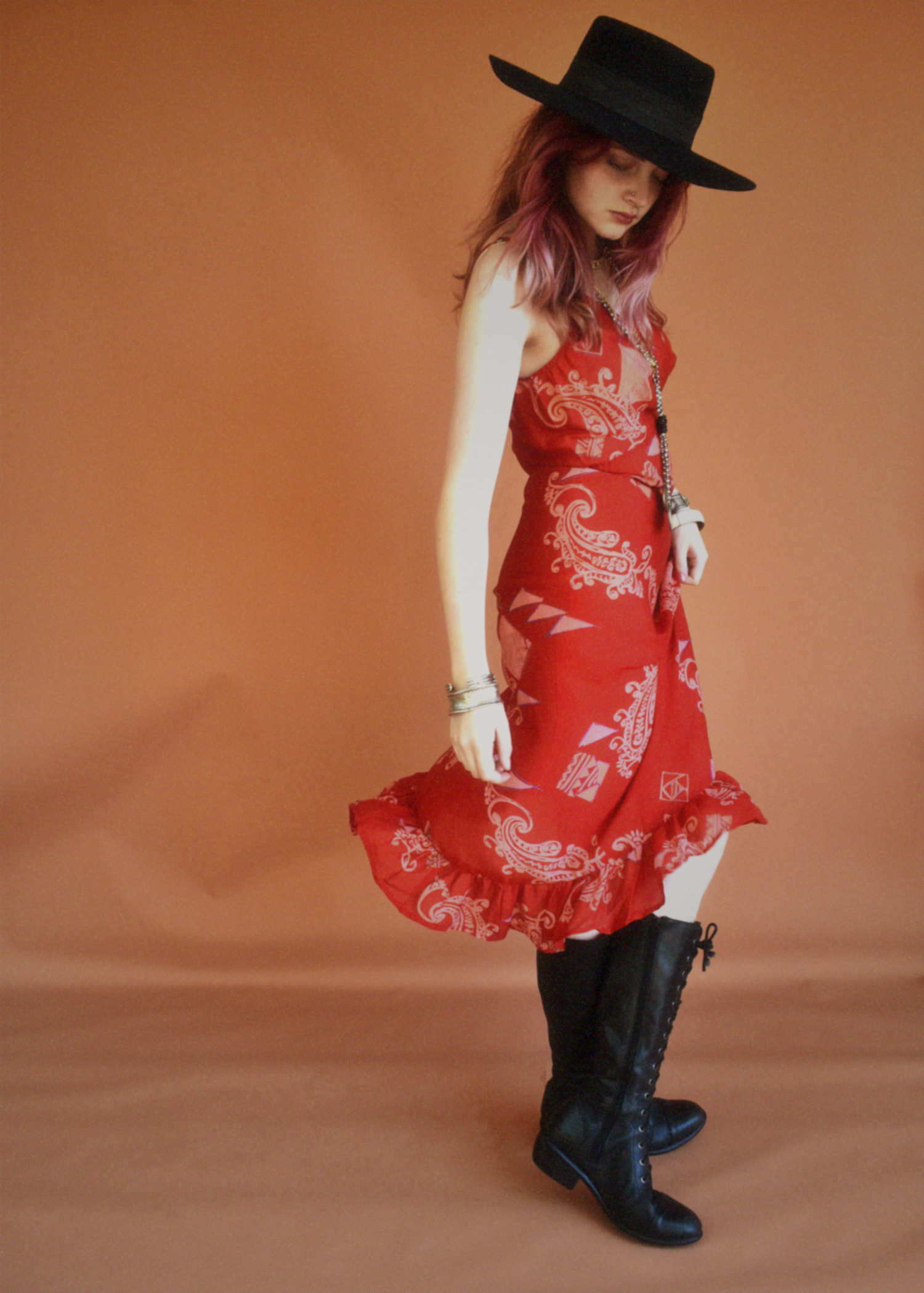 Rumex Silk Slip Dress ~ Valiant S